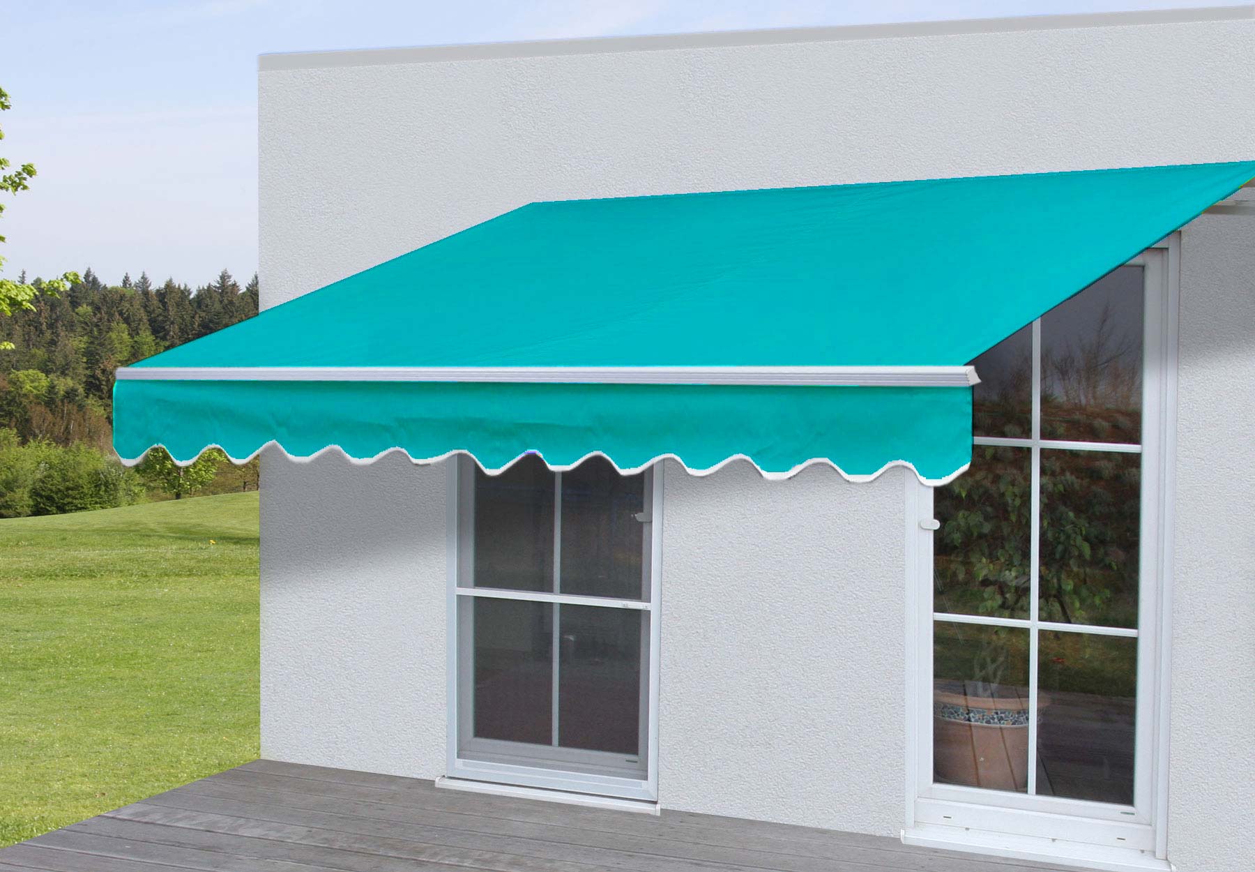 Alu-Markise MCW-E49, Gelenkarmmarkise Sonnenschutz 2,5x2m - Bild 1