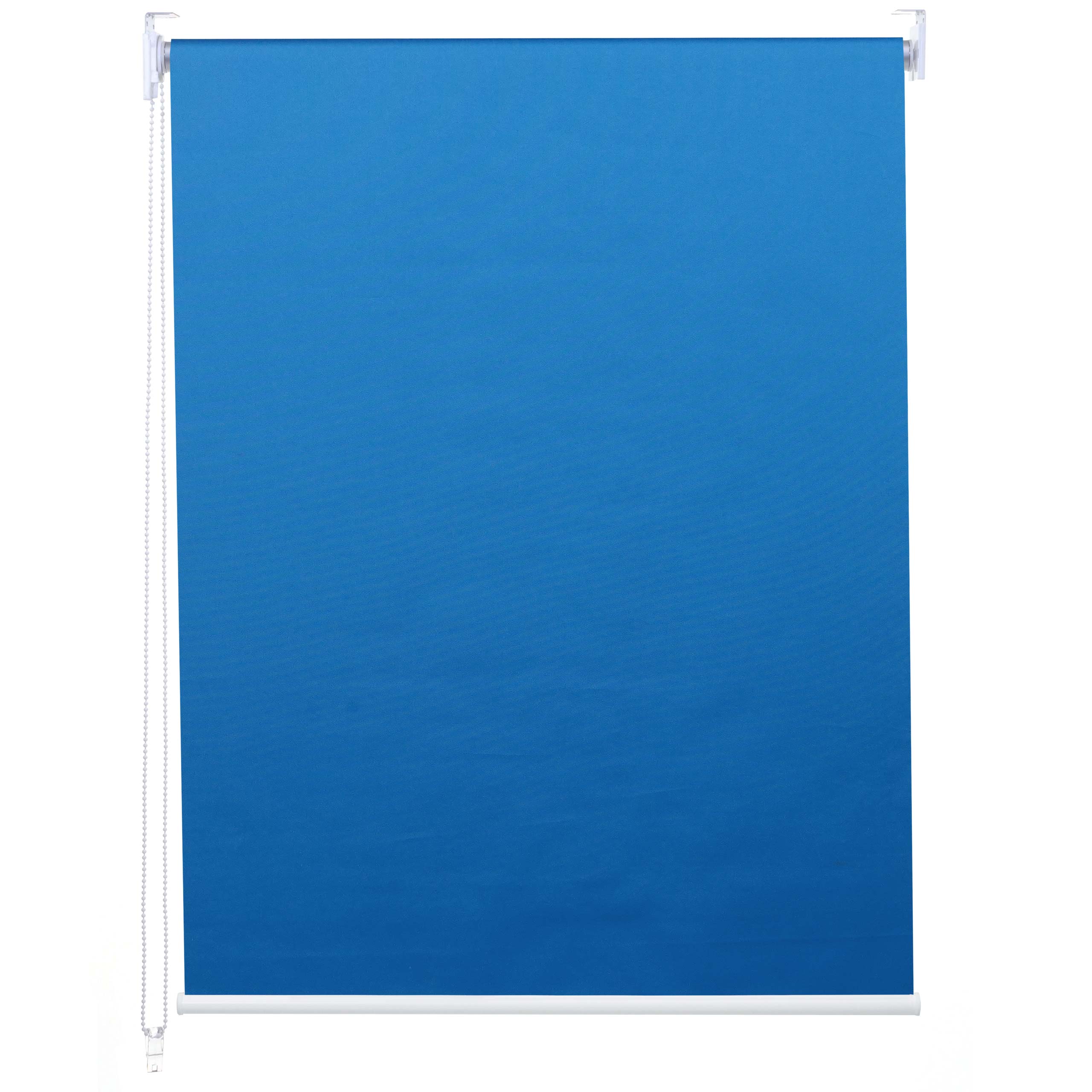 Rollo MCW-D52, Fensterrollo Seitenzugrollo Jalousie, Sonnenschutz Verdunkelung blickdicht 60x230cm ~ blau - Bild 1