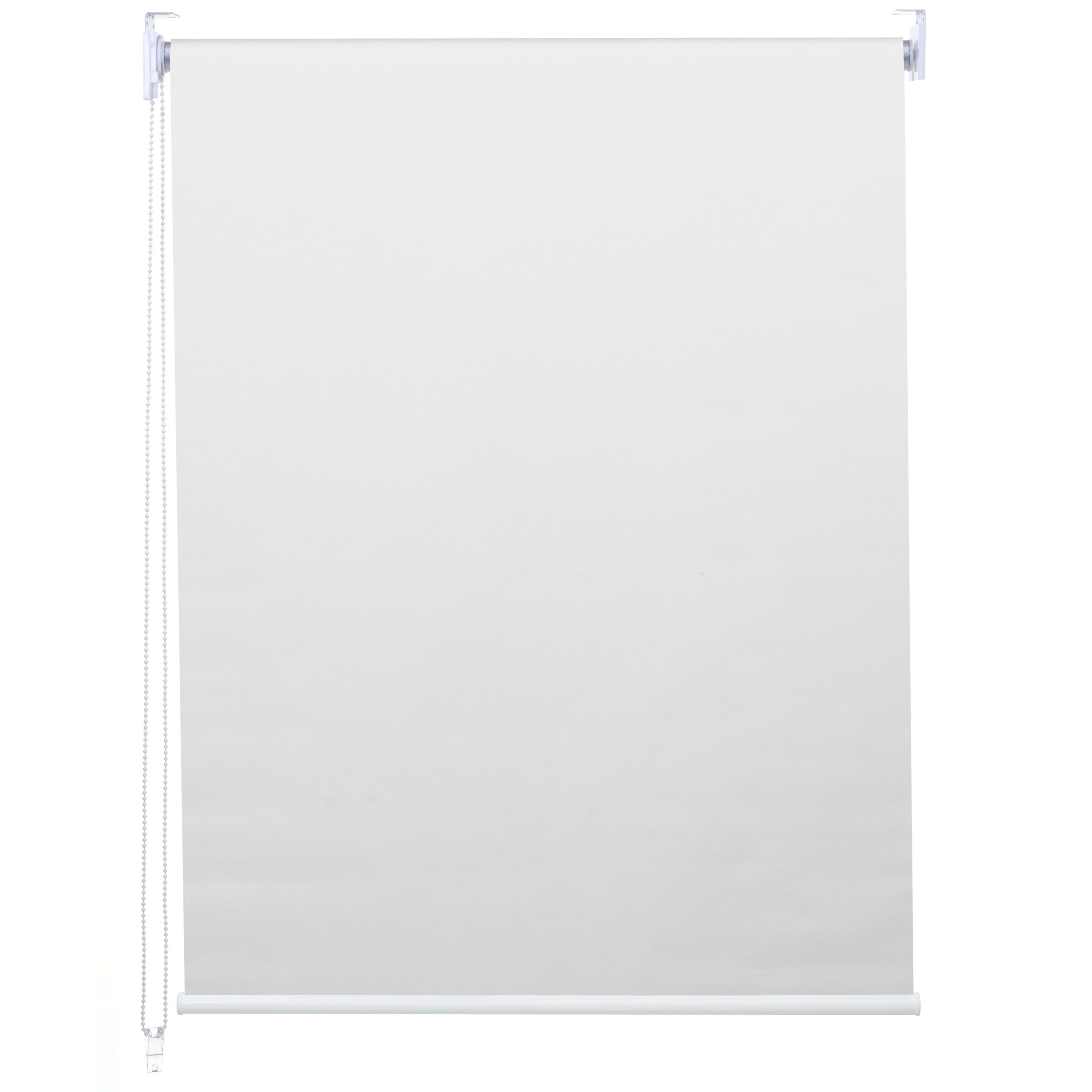 Rollo MCW-D52, Fensterrollo Seitenzugrollo Jalousie, Sonnenschutz Verdunkelung blickdicht 60x160cm ~ wei&szlig; - Bild 1