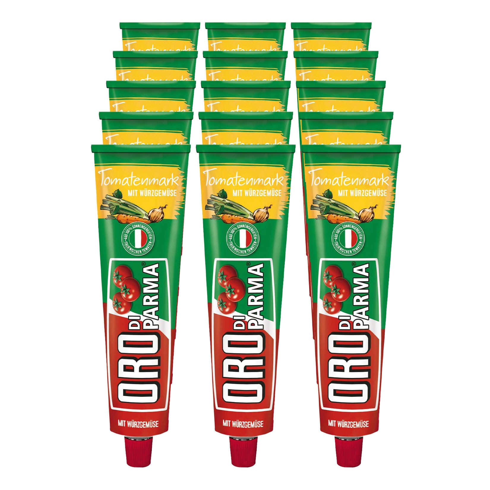 Oro di Parma Tomatenmark mit W&uuml;rzgem&uuml;se 200 g, 15er Pack - Bild 1