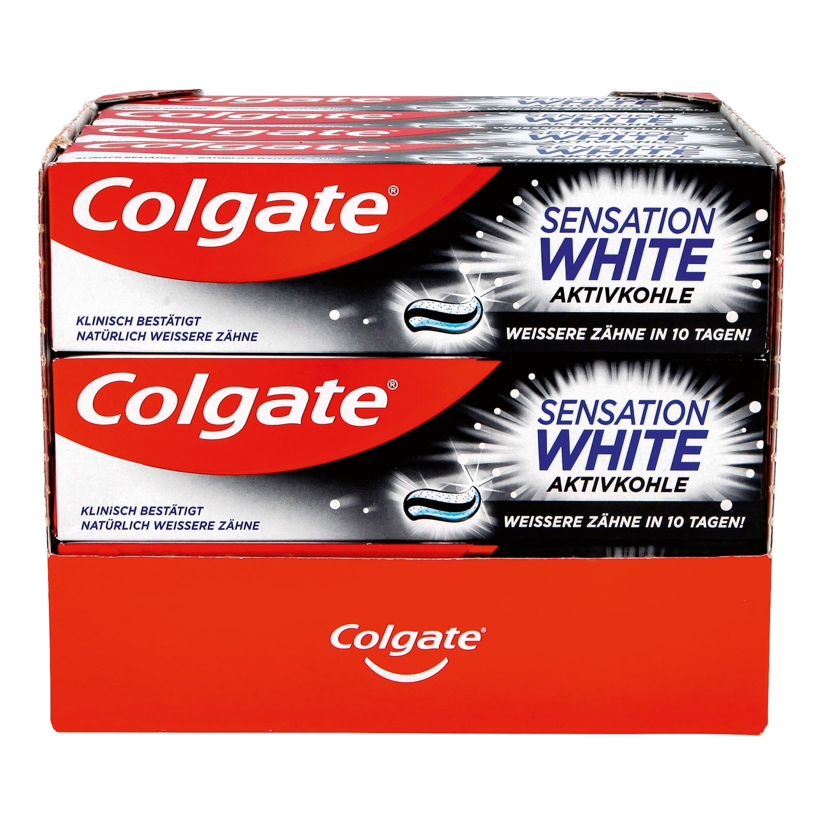 Colgate Sensation White Aktivkohle 75 ml, 12er Pack - Bild 1