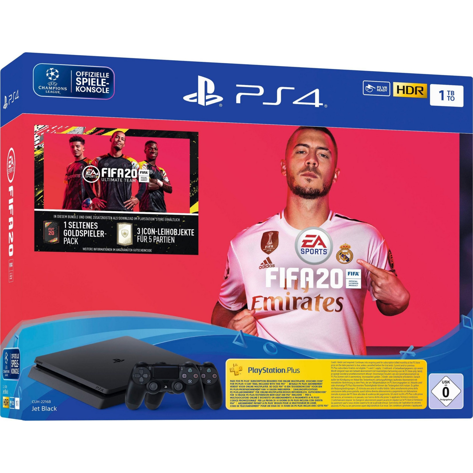 Sony Playstation 4 Ps4 Slim 1tb Fifa 20 Ultimate Team 2 Controller Online Kaufen Bei Netto