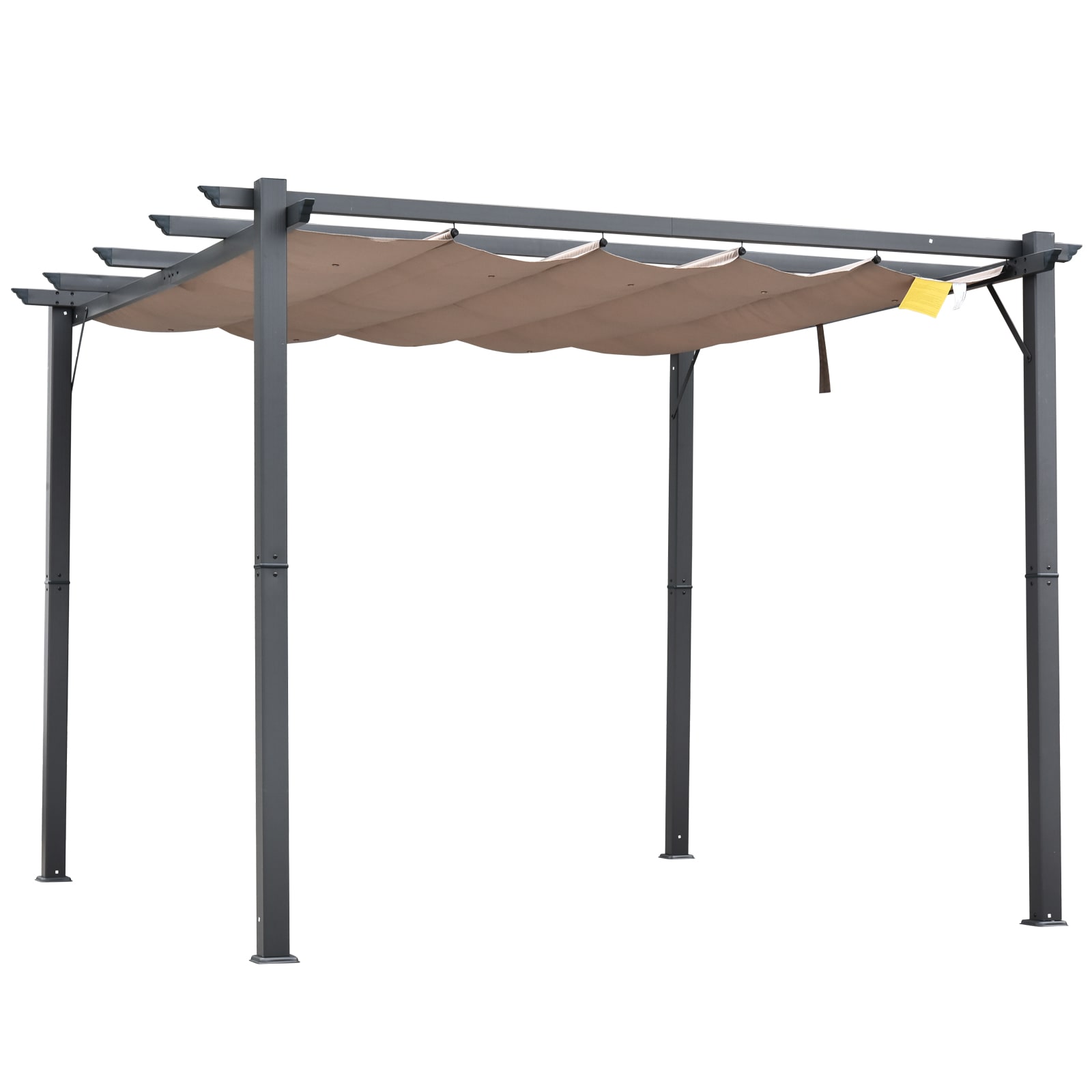Outsunny Pergola Aluminium, Polyester - Bild 1
