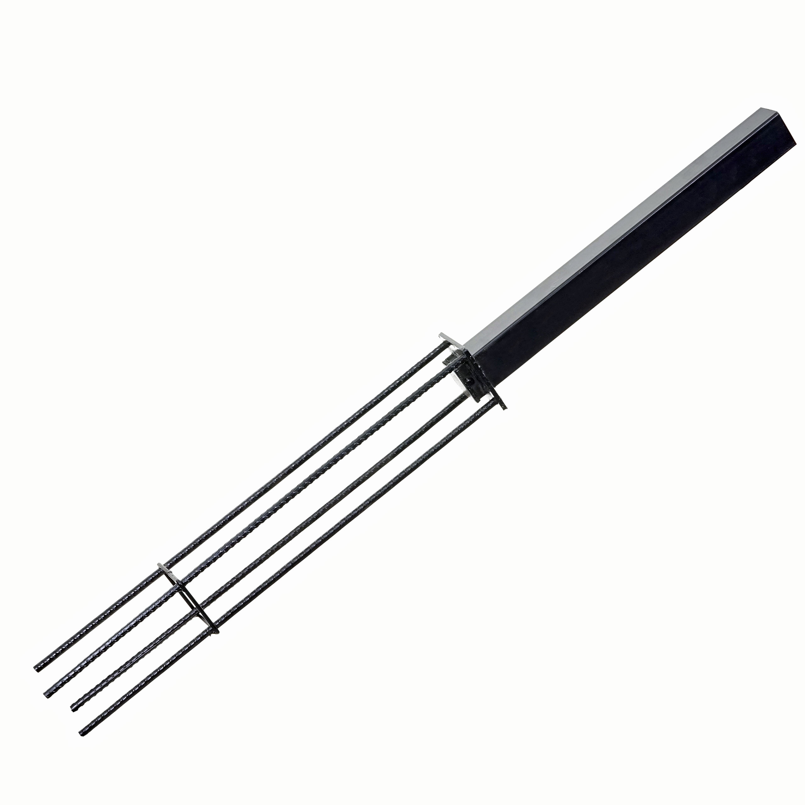 Bodenh&uuml;lse f&uuml;r Savoie-WPC-Pfosten, Bodenanker Erdanker, verzinkt - Bild 1