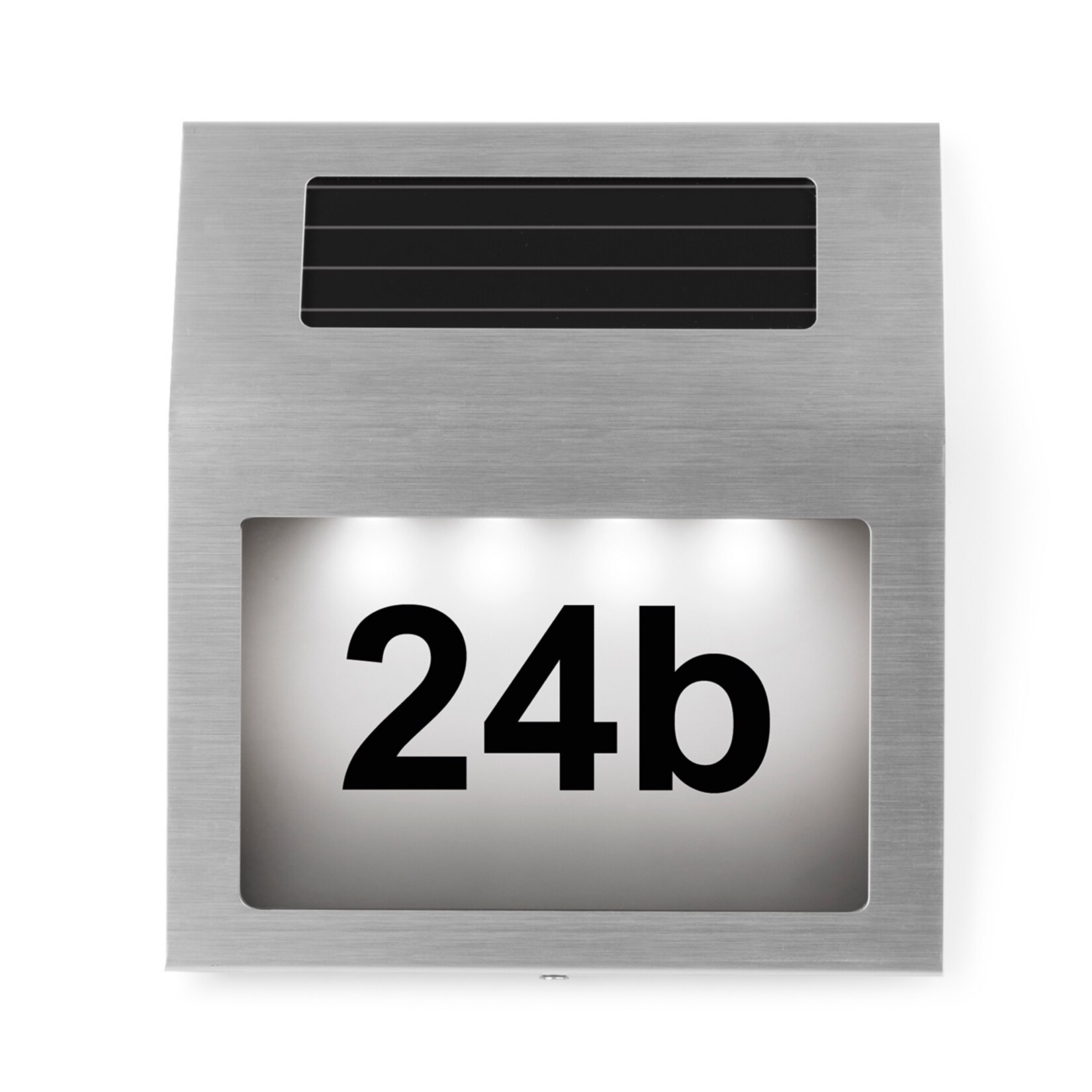 EASYmaxx Solar-Hausnummer, 1,2 V Edelstahl - Bild 1