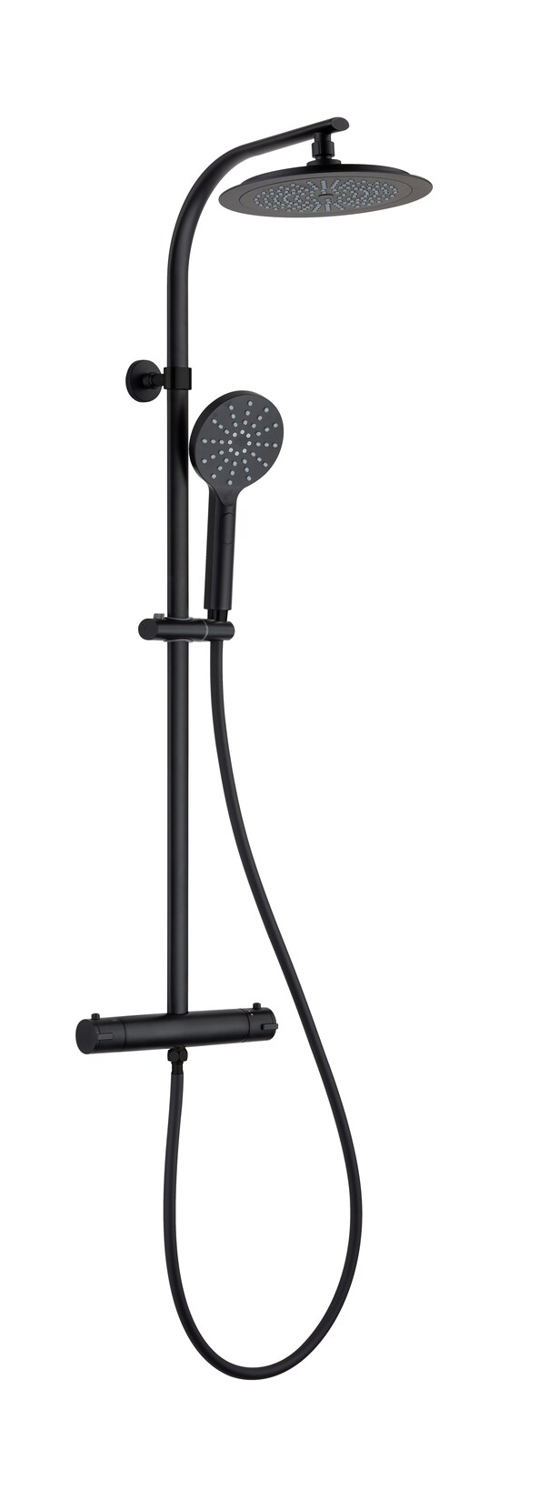 Schütte Überkopf-Brauseset Madura Fresh, schwarz matt | 04008431600765