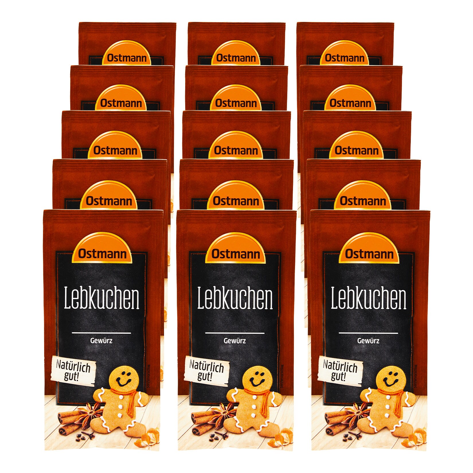 Ostmann Lebkuchengew&uuml;rz 15 g, 15er Pack - Bild 1