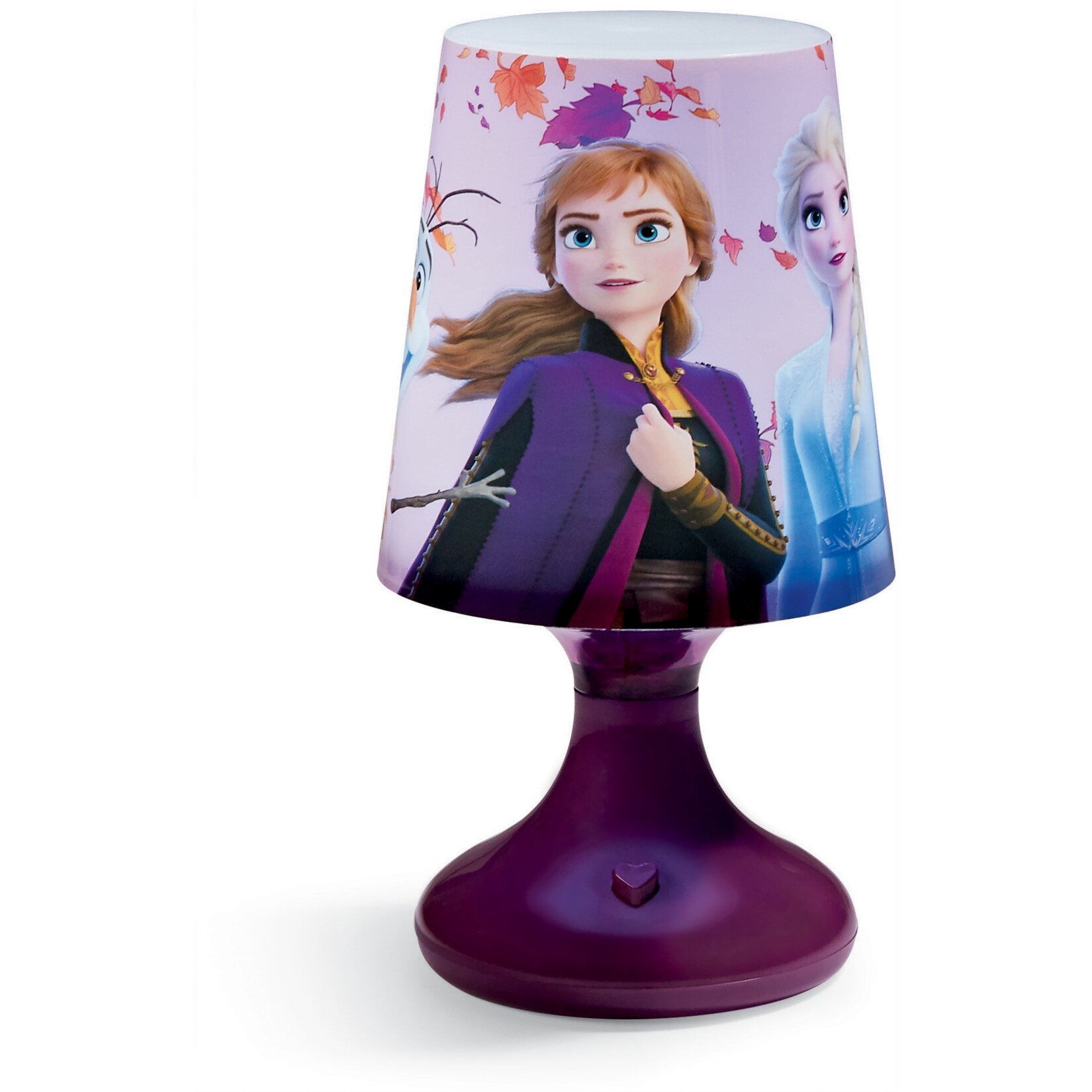 RGB Tischlampe Disney Frozen II -  Elsa, Anna & Olaf, dunkelviolett - Bild 1