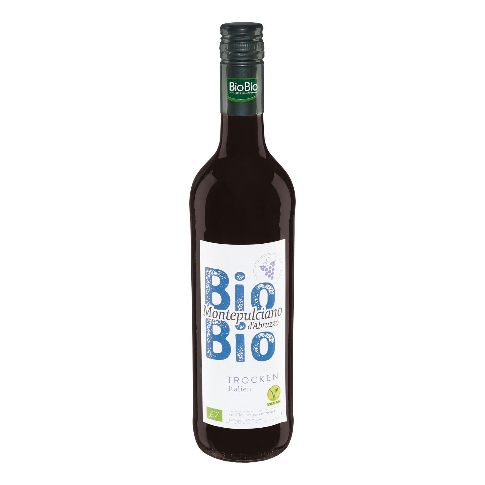 BioBio Montepulciano d\'Abruzzo DOC 12,0 % vol 0,75 Liter online kaufen bei  Netto | Rotweine