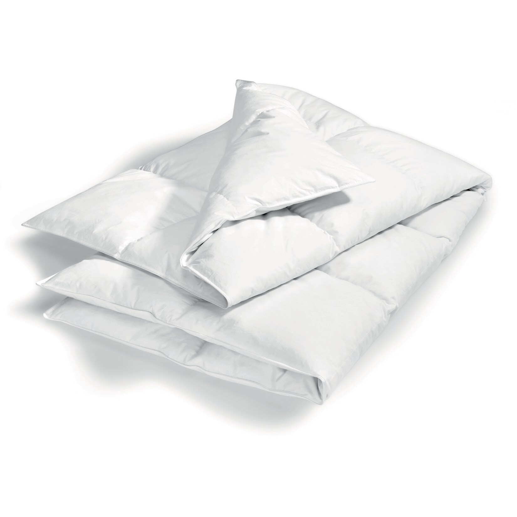 Dekor Feder-Daunen-Kassettenbett, ca. 135 x 200 cm - Bild 1