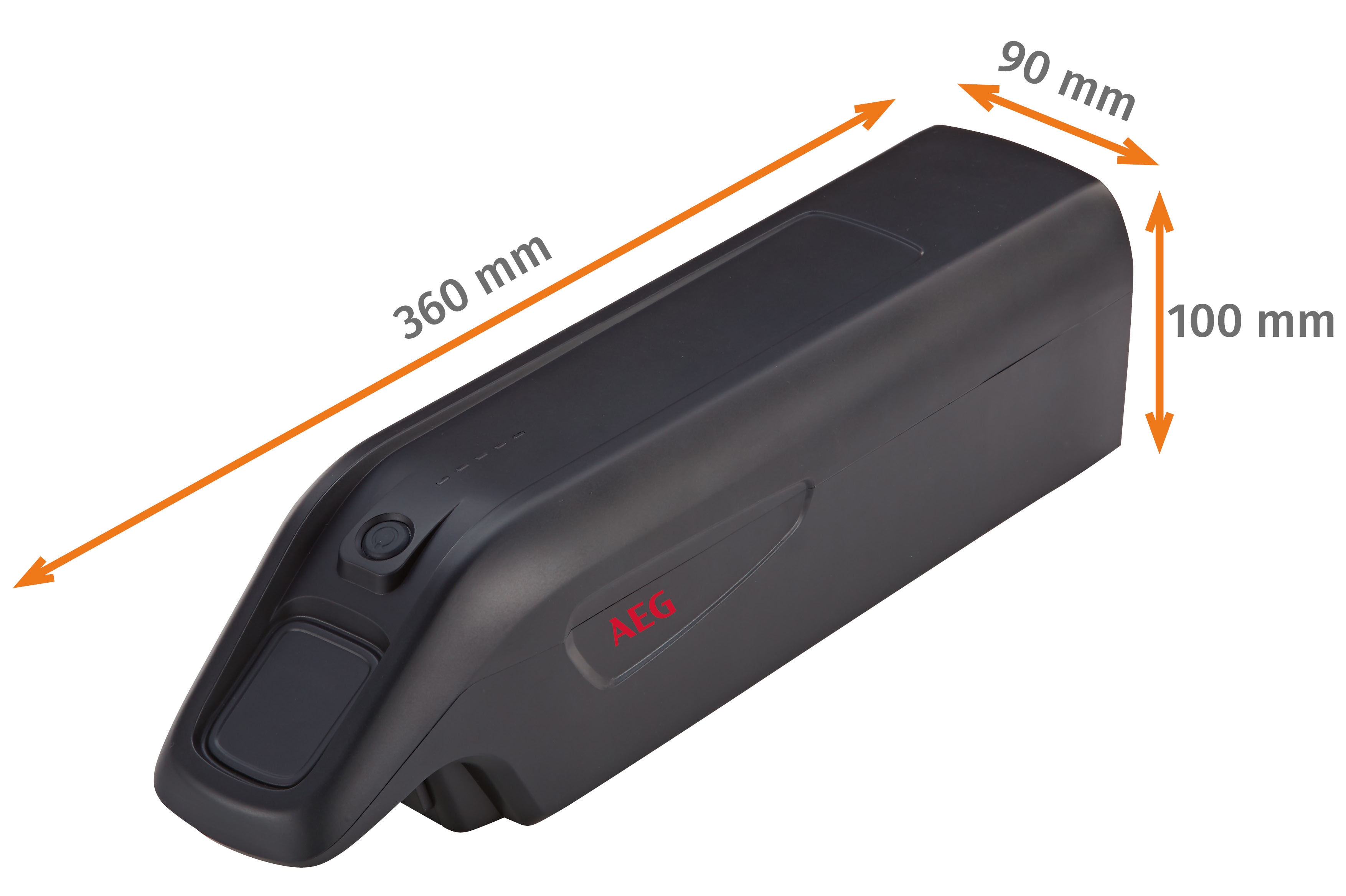 AEG Downtube Akku, Li-Ionen, 36V/17,5Ah/630Wh, CAN V2.6.2 - Bild 1