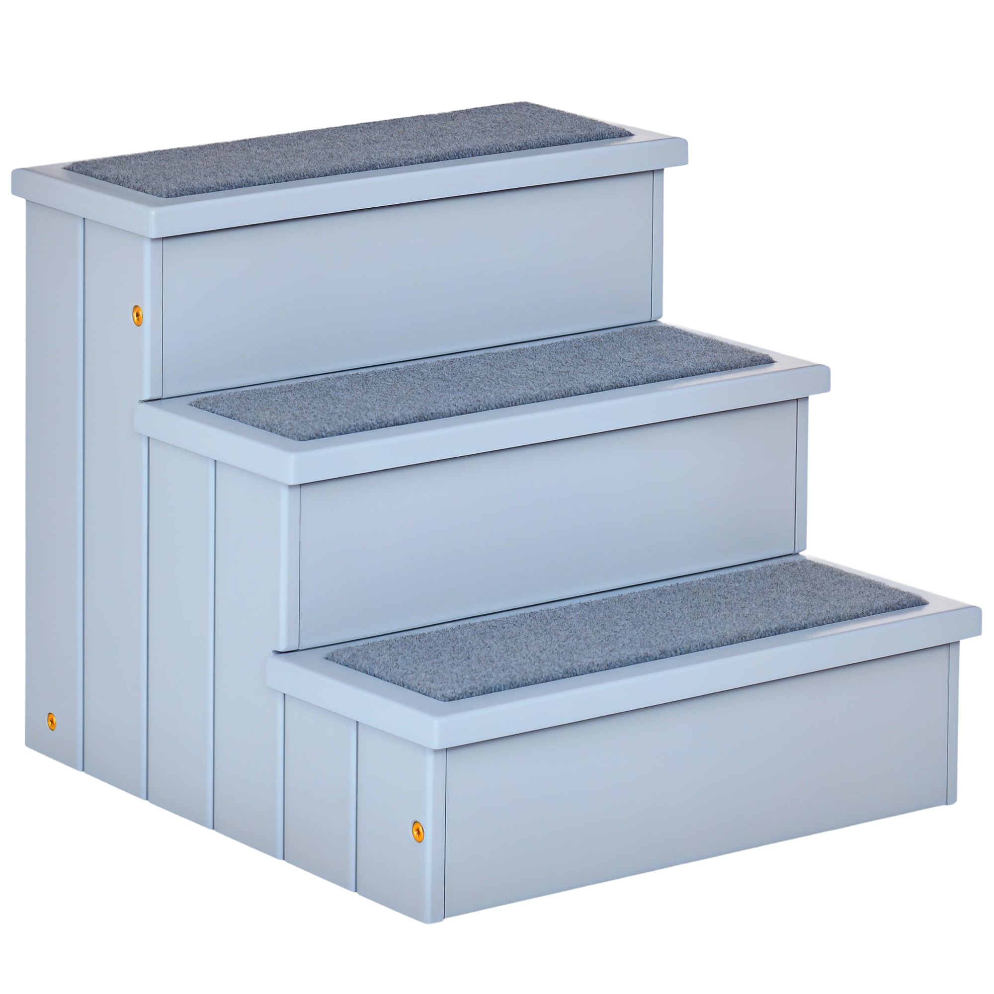 PawHut Haustiertreppe Tannenholz, Nadelfilz - Bild 1