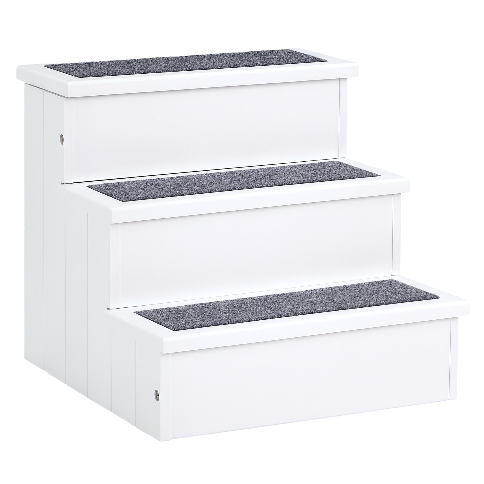 PawHut Haustiertreppe Tannenholz, Nadelfilz | 04250871286577