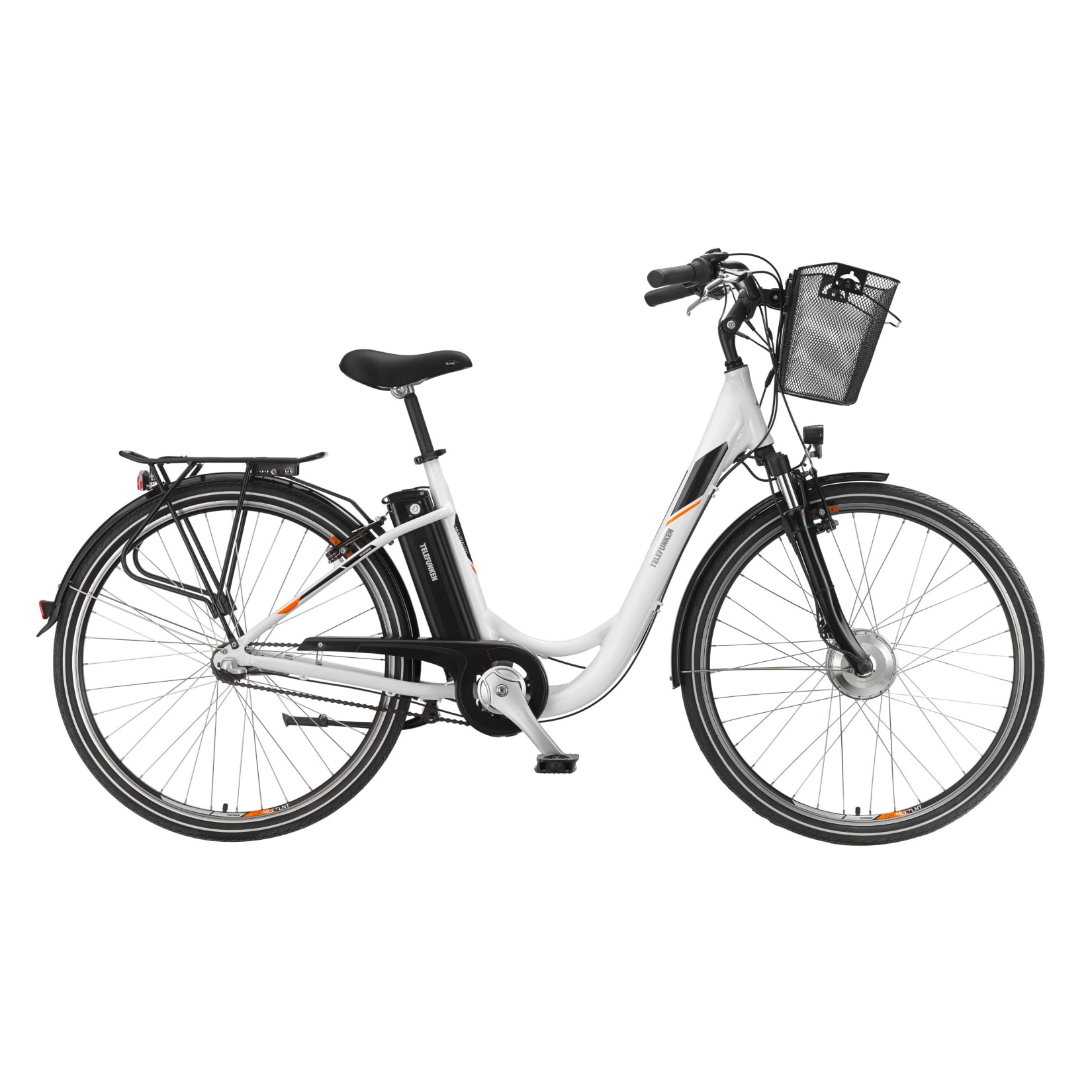 Telefunken Alu City E-Bike 28" Multitalent RC840 7-Gang Nabenschaltung reinwei&szlig; - Bild 1