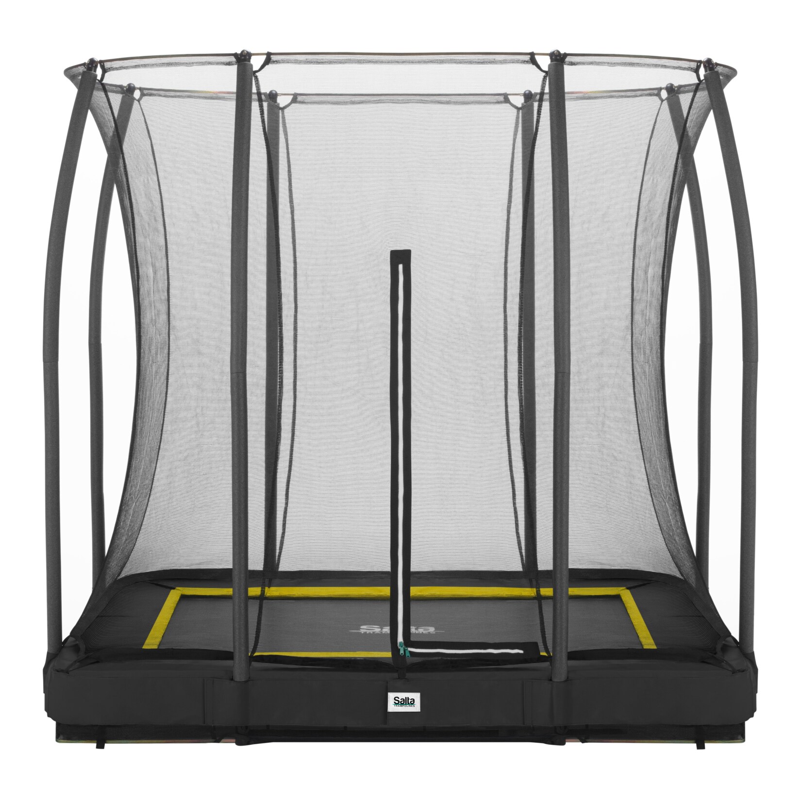 Salta Trampoline - Comfort Edition Ground- rechteckig - 214 x 153cm - Schutzrand Schwarz - Bild 1