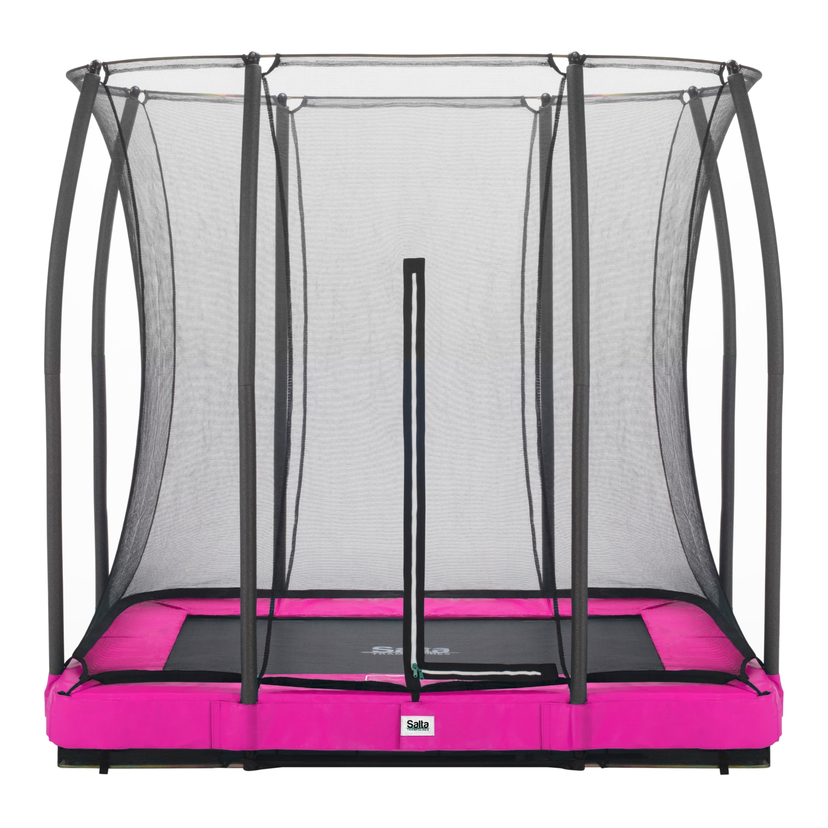 Salta Trampoline - Comfort Edition Ground- rechteckig - 214 x 153cm - Schutzrand Pink - Bild 1