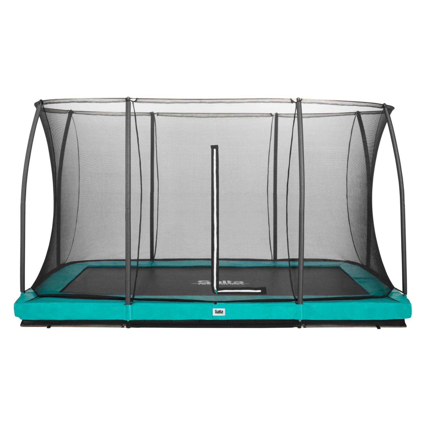 Salta Trampoline - Comfort Edition Ground- rechteckig - 366 x 244cm - Schutzrand Gr&uuml;n - Bild 1
