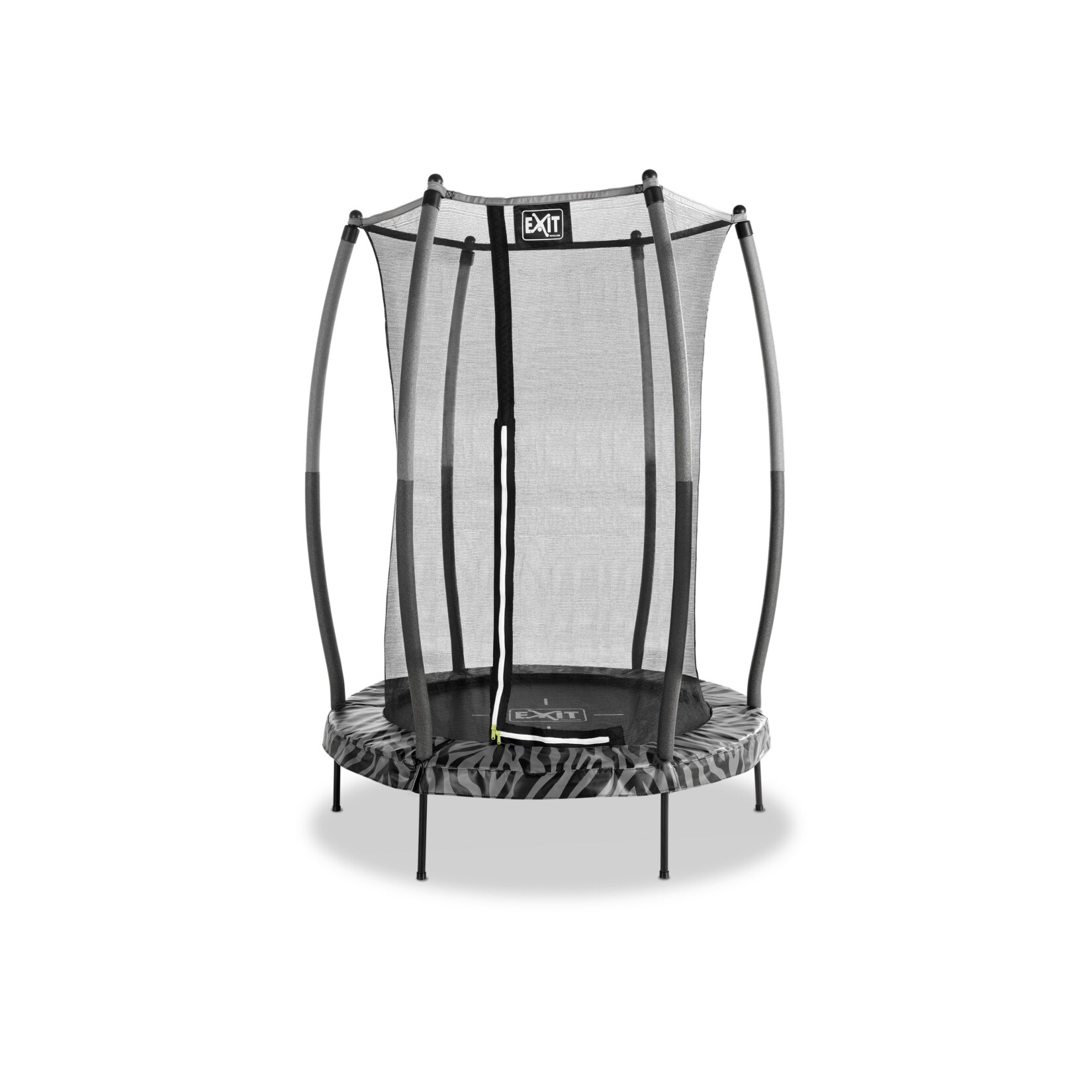 EXIT Tiggy Junior Trampoline ø140cm Schwarz + Sicherheitsnetz | 08720088262535