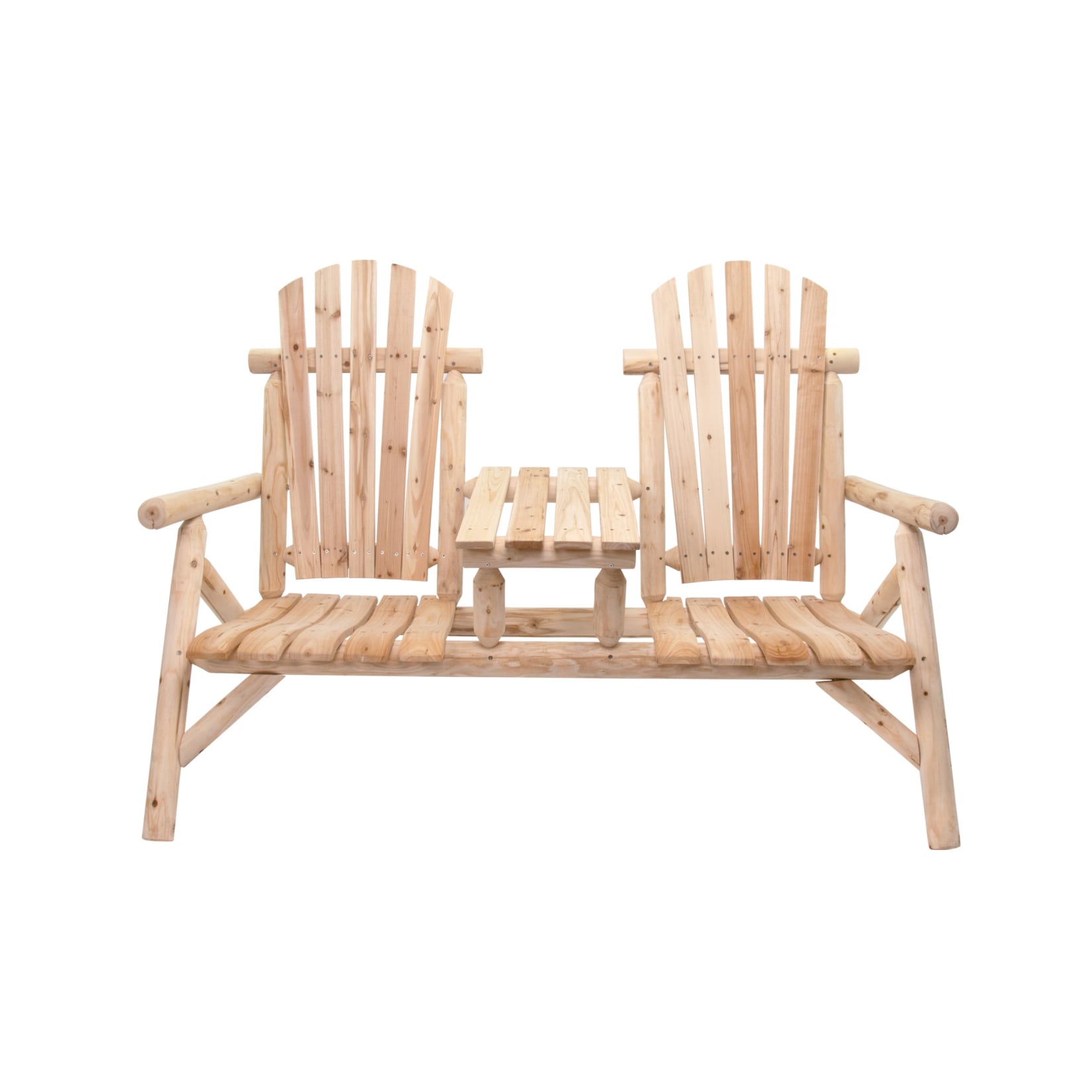 bellavista Zweisitzer-Bank mit Tisch Timber - Bild 1