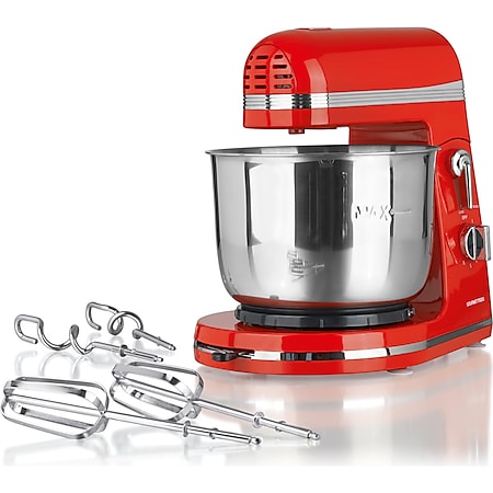 GOURMETmaxx Küchenmaschine 250W rot 3L Rührschüssel - Bild 1
