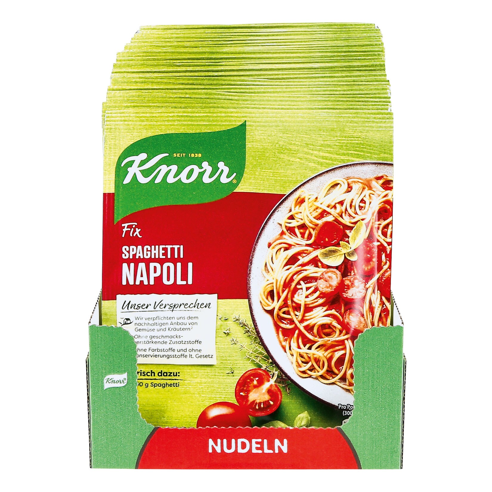Knorr Fix Spaghetti Napoli 39 g, 22er Pack - Bild 1