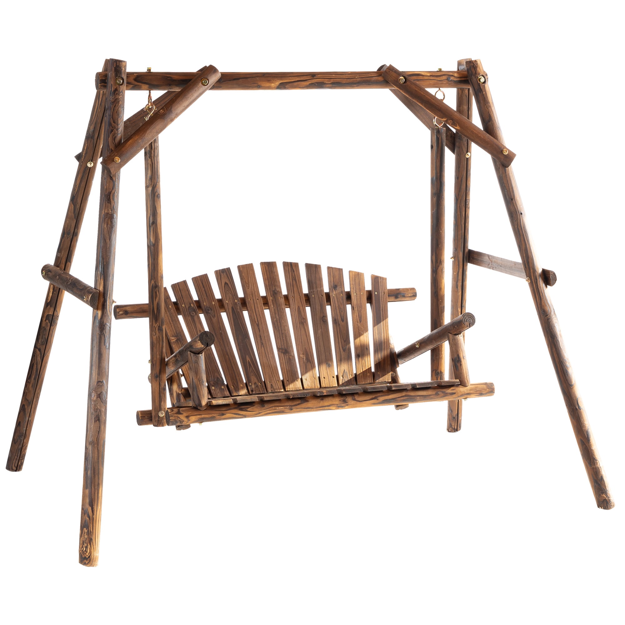 Outsunny Schaukel Tannenholz - Bild 1