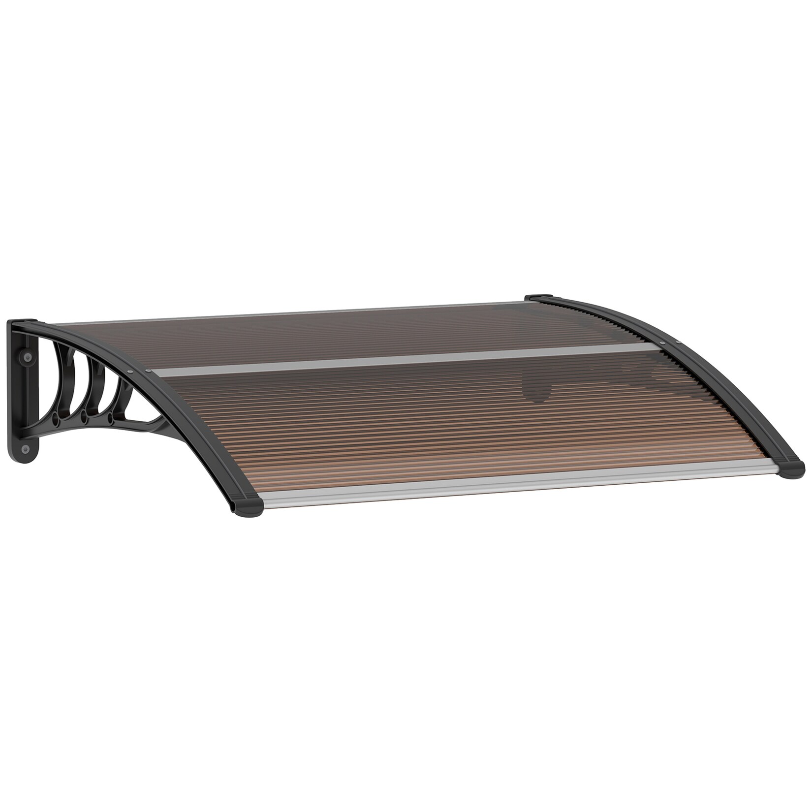 Glas-vordach Polycarbonat, PP, Aluminium