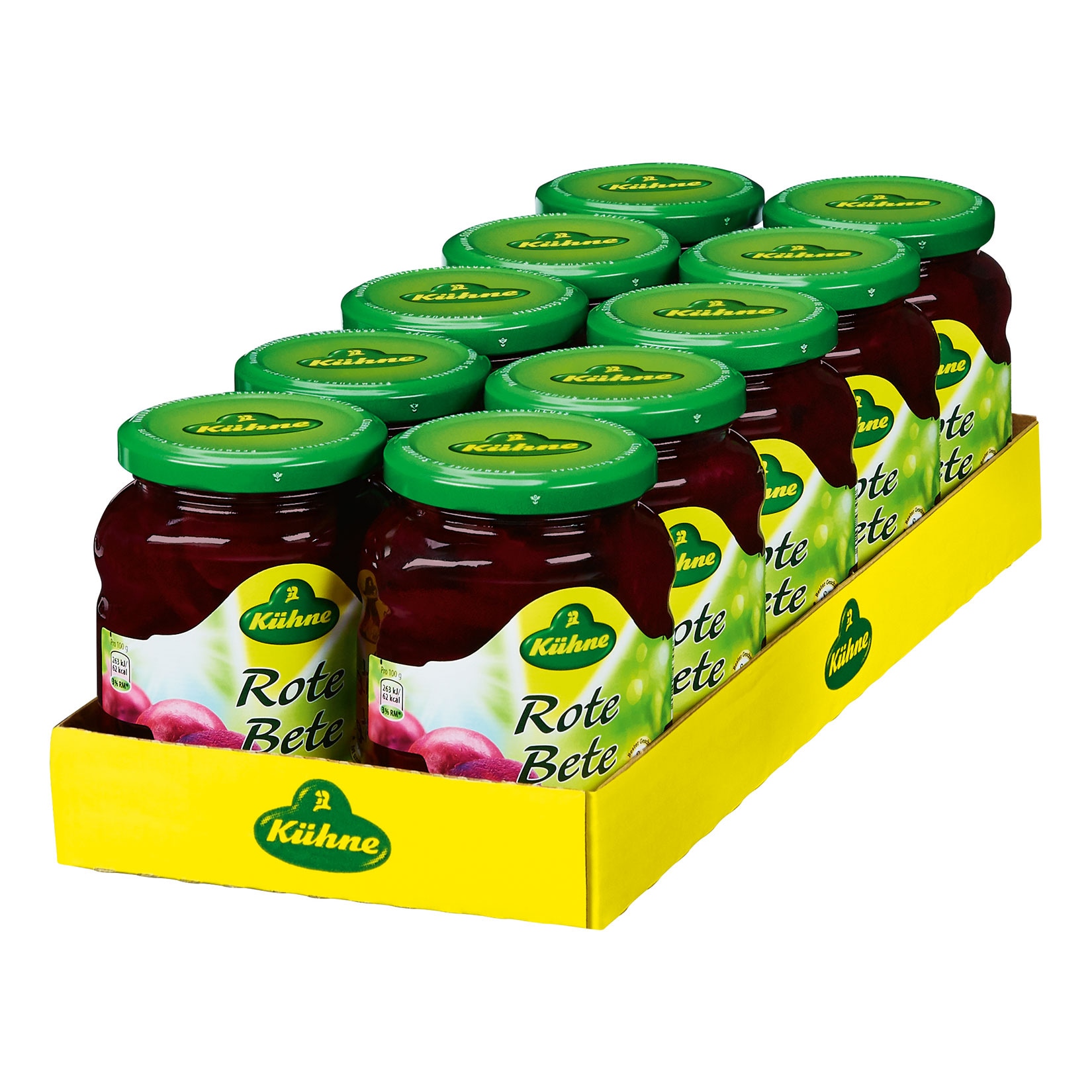 K&uuml;hne Rote Bete 220 g Abtropfgewicht, 10er Pack - Bild 1