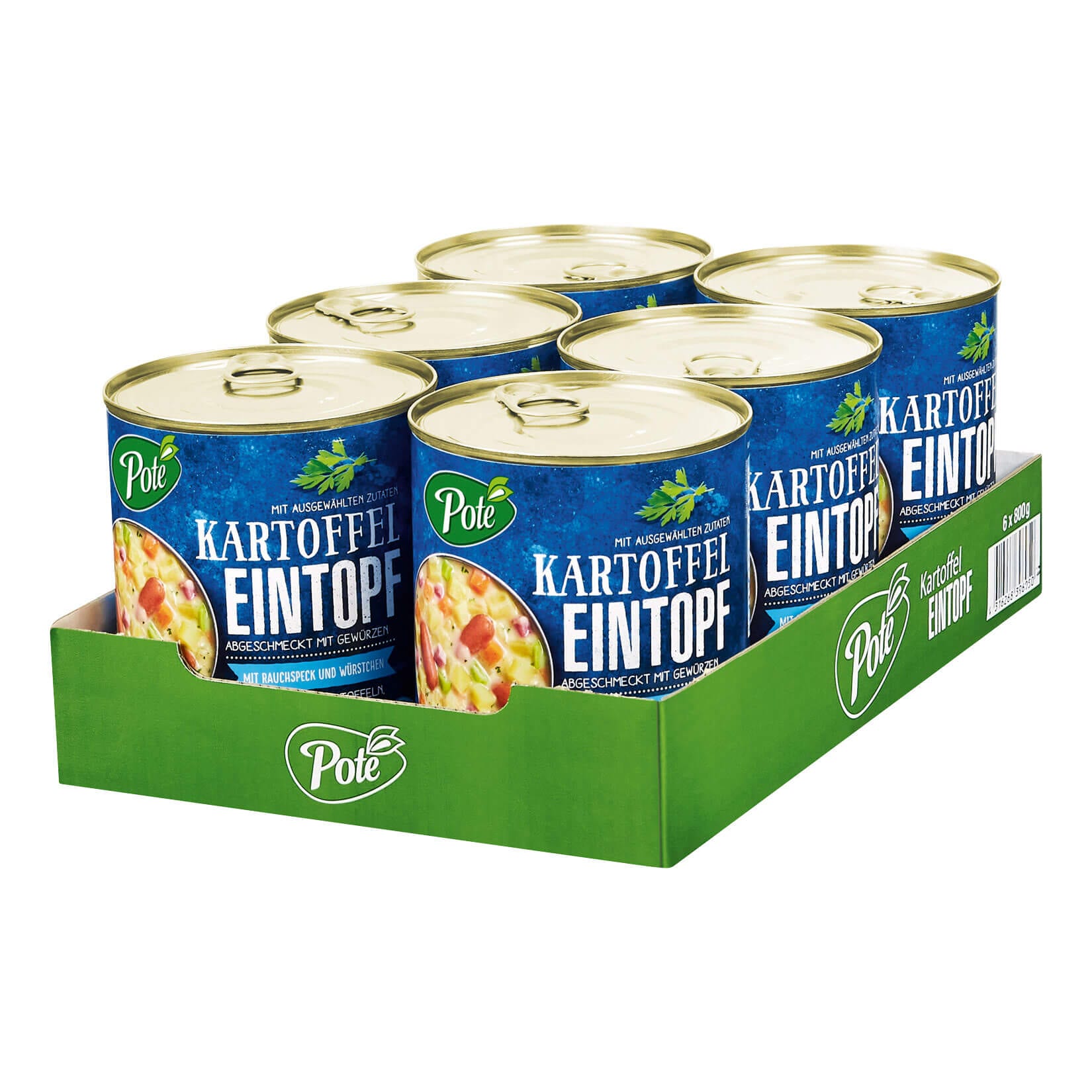 Pote Kartoffeleintopf mit Speck 800 g, 6er Pack - Bild 1