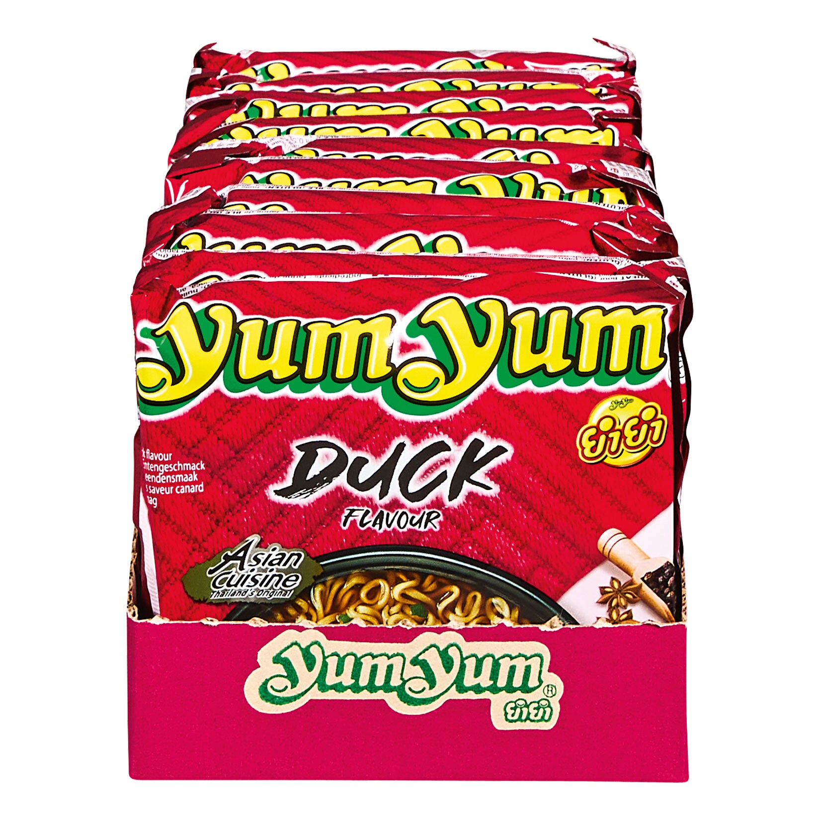 Yum Yum Instantnudeln Ente 60 g, 10er Pack – Inhalt: 2 Flaschen | 08852018280019