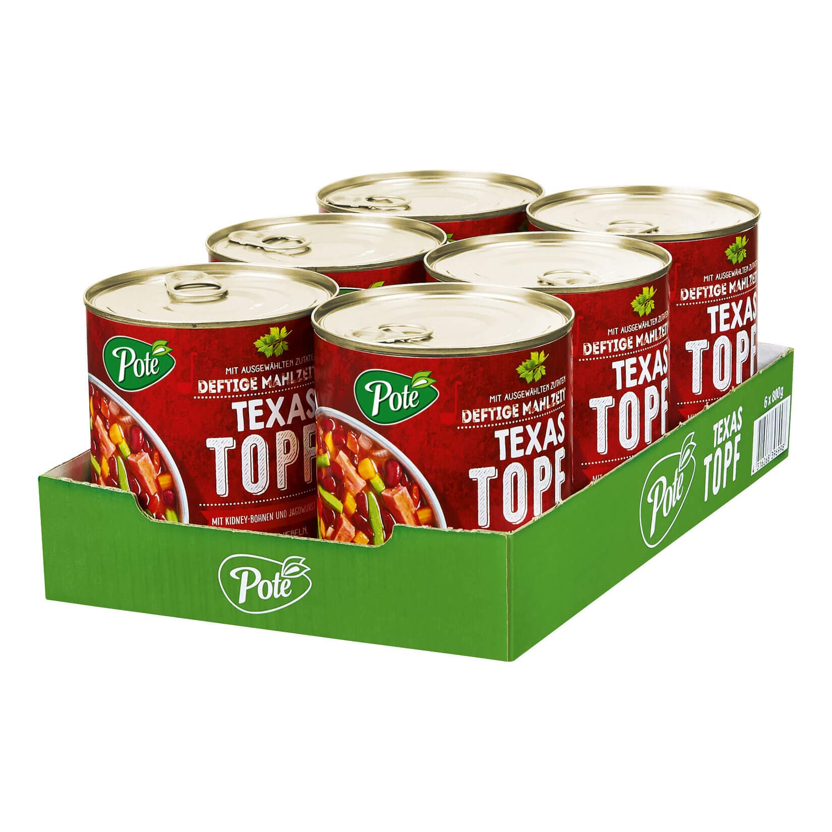 Pote Texastopf 800 g, 6er Pack - Bild 1