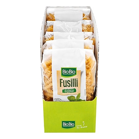 BioBio Fusilli 500 g, 5er Pack - Bild 1