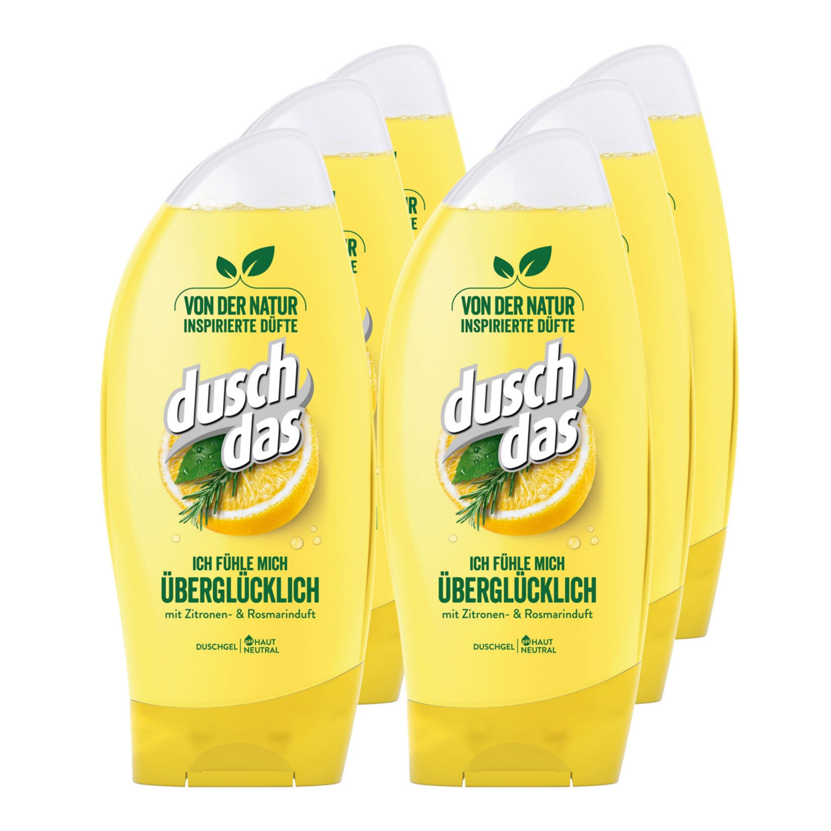 Duschdas Duschgel &Uuml;bergl&uuml;cklich 250ml, 6er Pack - Bild 1