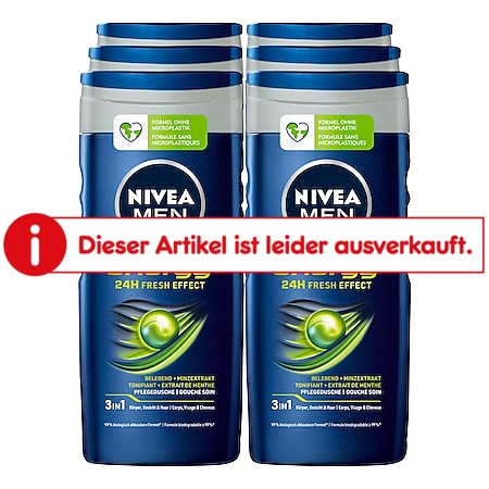 NIVEA MEN Energy Pflegedusche 250 ml, 6er Pack - Bild 1