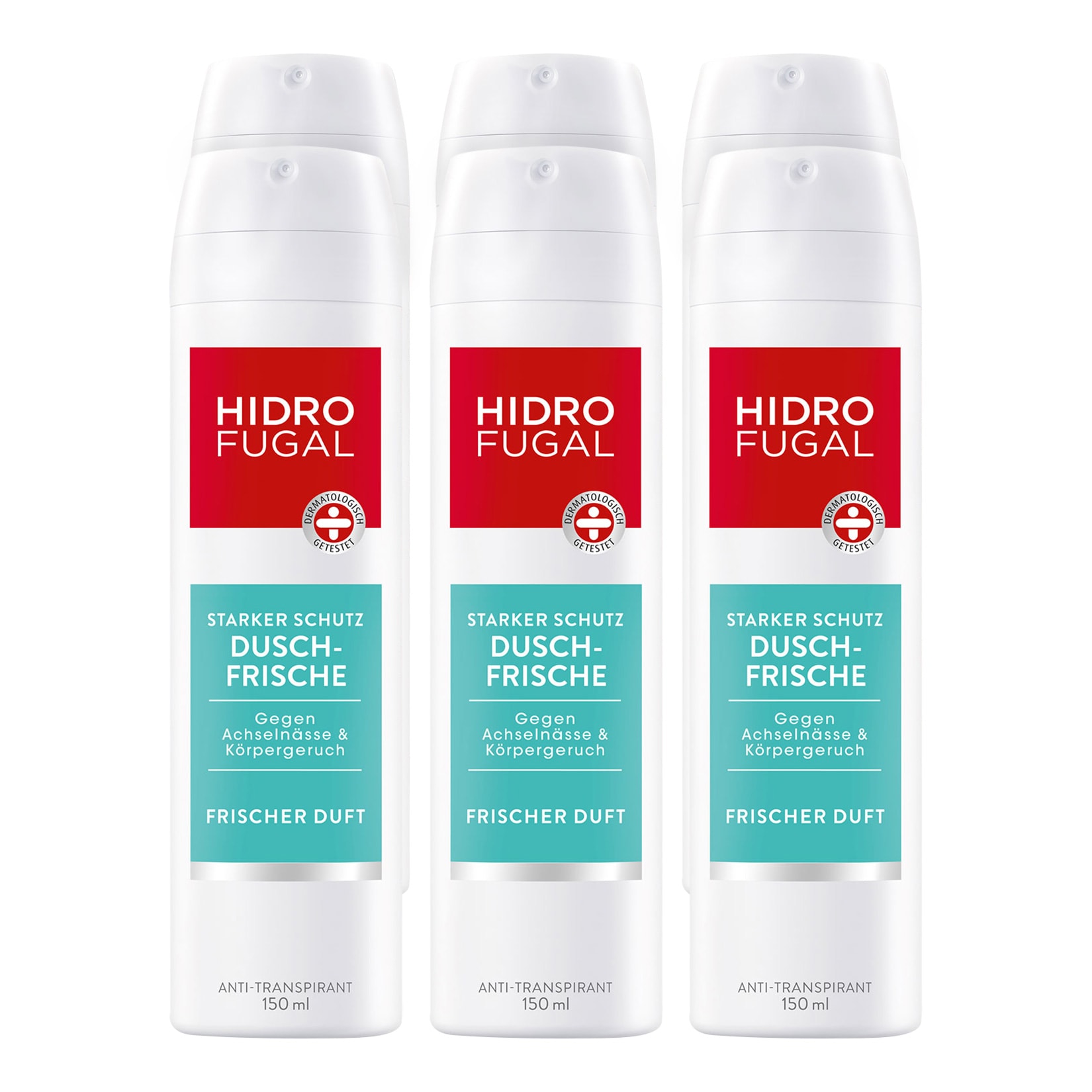 HIDROFUGAL Duschfrische Deo Spray 150 ml, 6er Pack - Bild 1