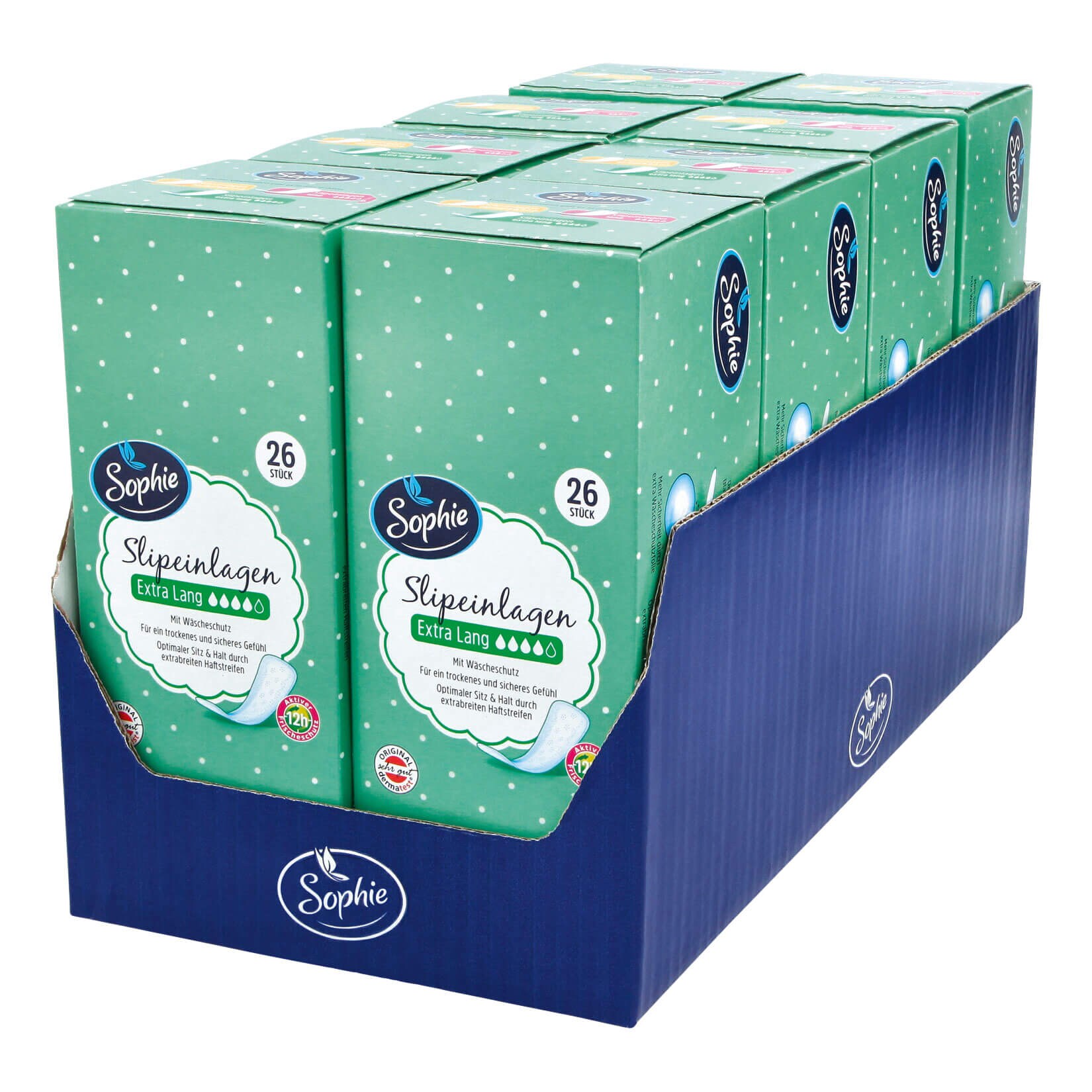 Sophie Slipeinlagen "Extra Lang" 26 St&uuml;ck, 8er Pack - Bild 1