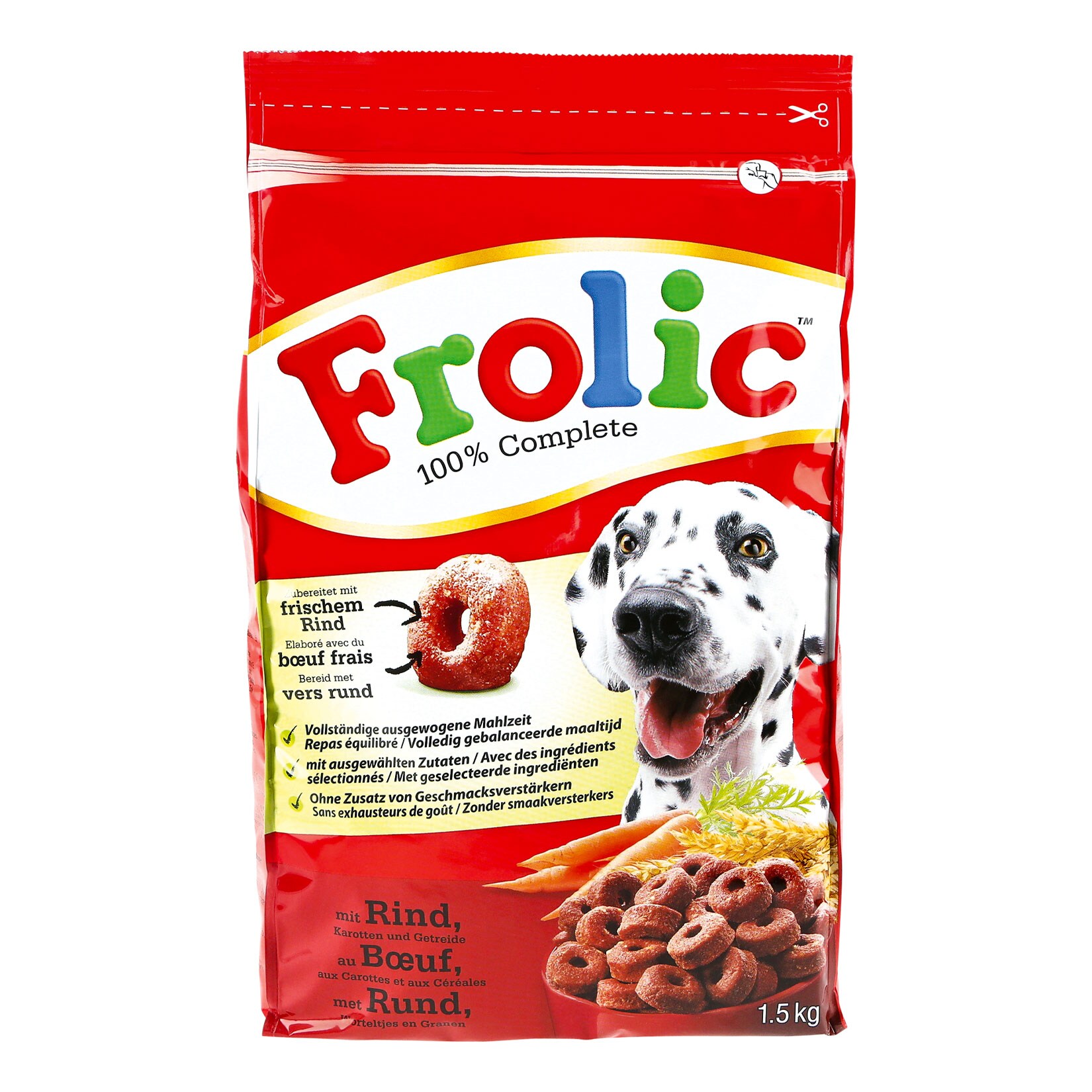 Frolic Hundefutter Rind 1,5 kg, 4er Pack online kaufen bei Netto