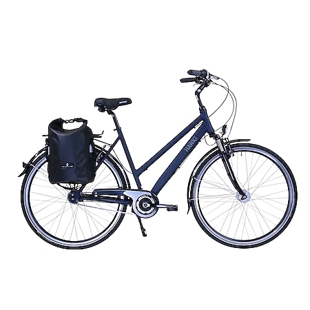 HAWK Citytrek Deluxe inkl. Tasche,  Ocean Blue Damen 28 Zoll - Leichtes Fahrrad mit 7-Gang Shimano Kettenschaltung & Beleuchtung I Allrounder - Bild 1