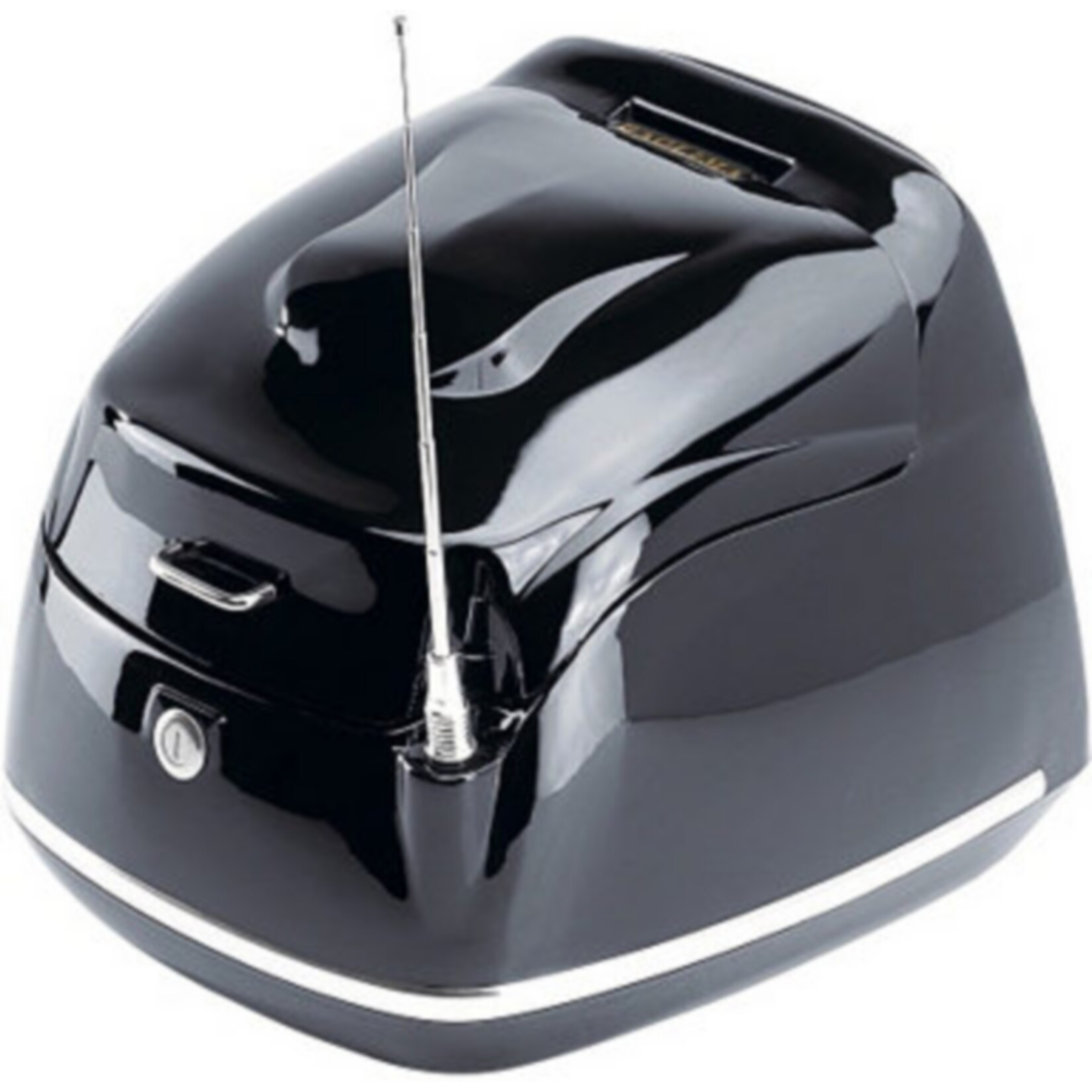 Alpha Motors Topcase Retro Roller-Zubeh&ouml;r schwarz - Bild 1