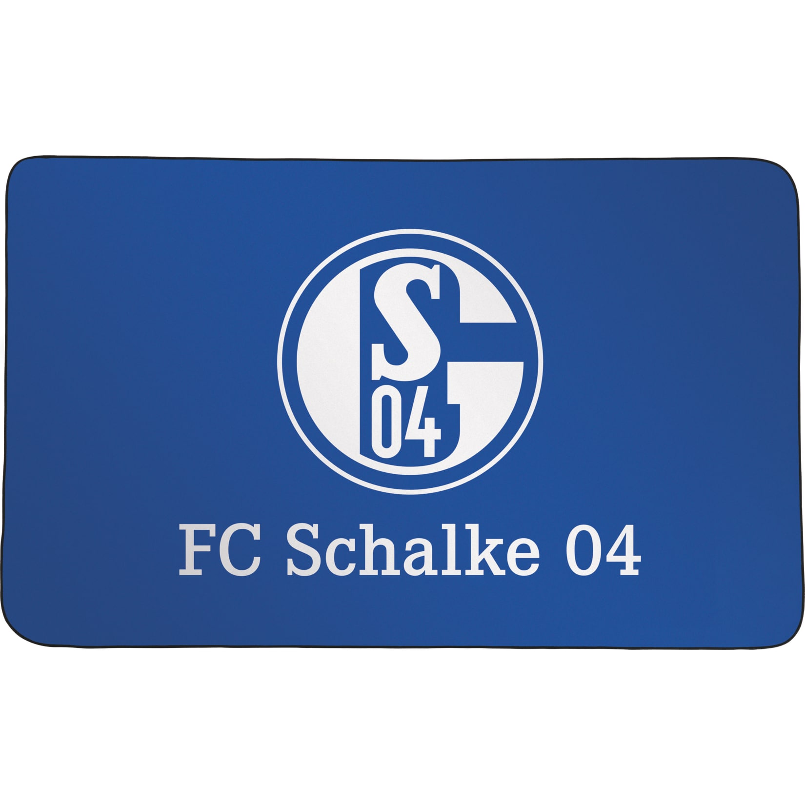 S04 Sporthandtuch Deluxe 80x130cm wei&szlig;/blau - Bild 1