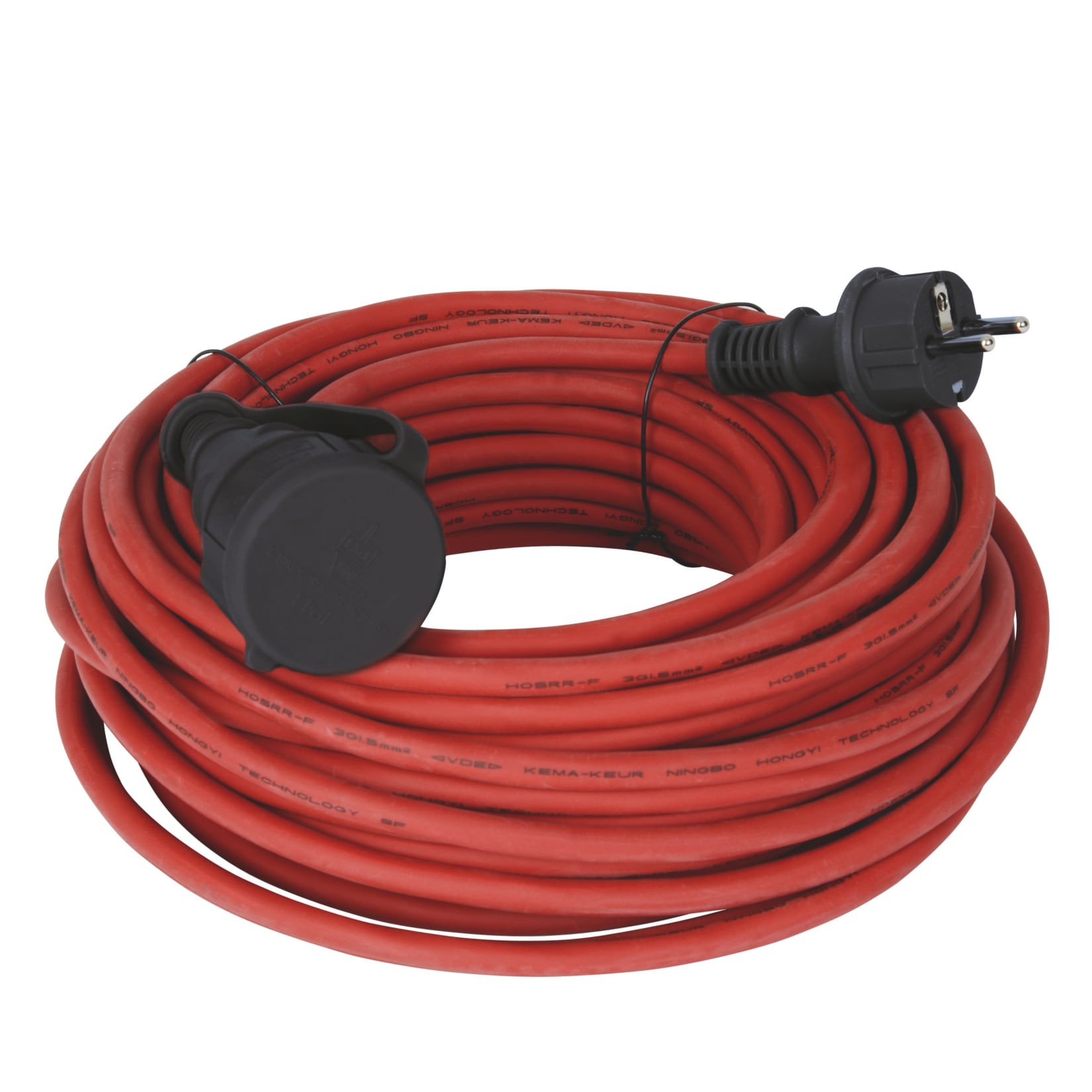 UniTec Verl&auml;ngerungskabel, ca. 25 m - rot - Bild 1