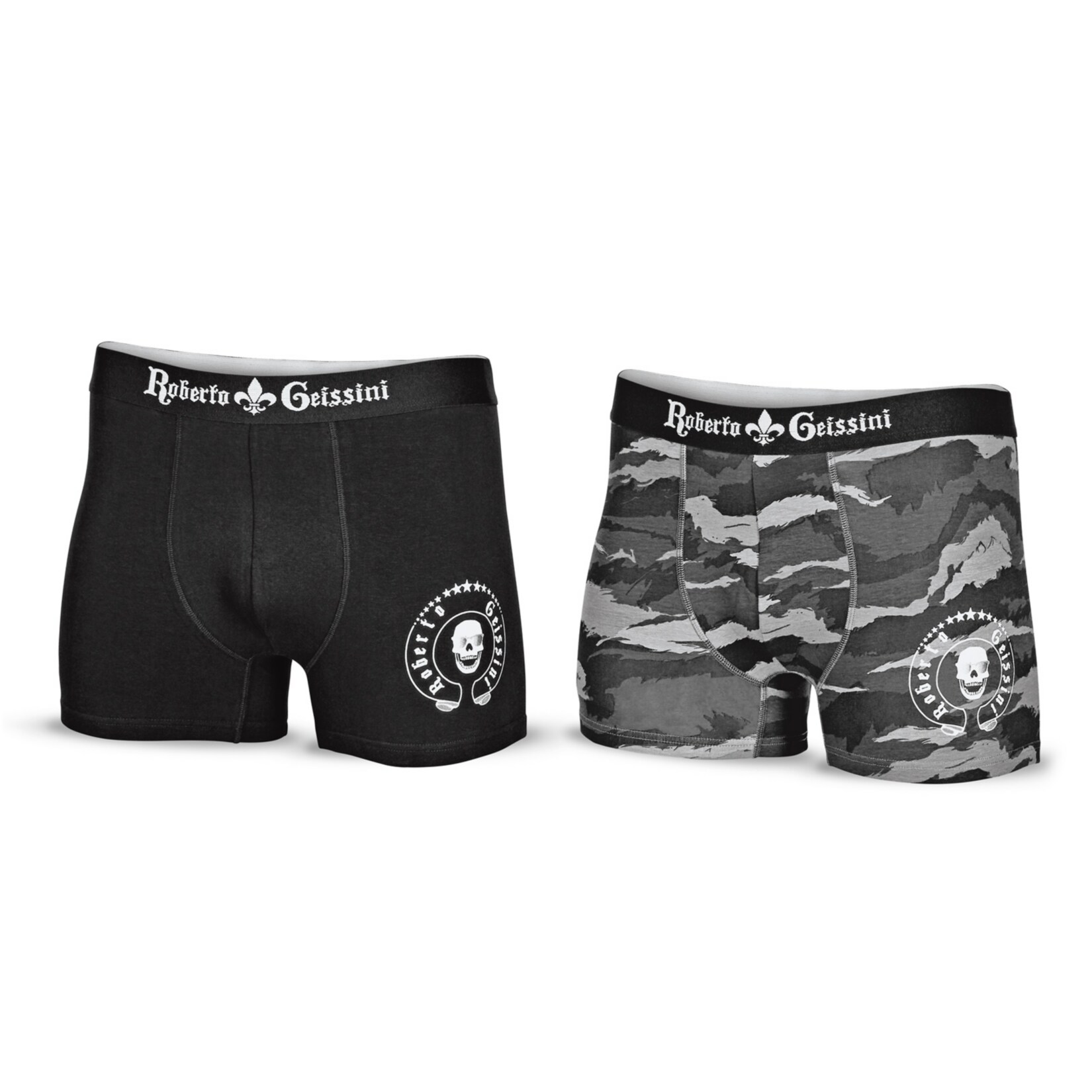 Roberto Geissini Herren Retroshorts 2er Pack | versch. Farben und Gr&ouml;&szlig;en - Bild 1