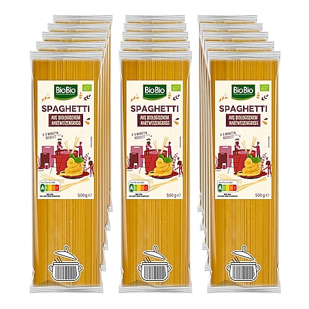 BioBio Spaghetti 500 g, 15er Pack - Bild 1