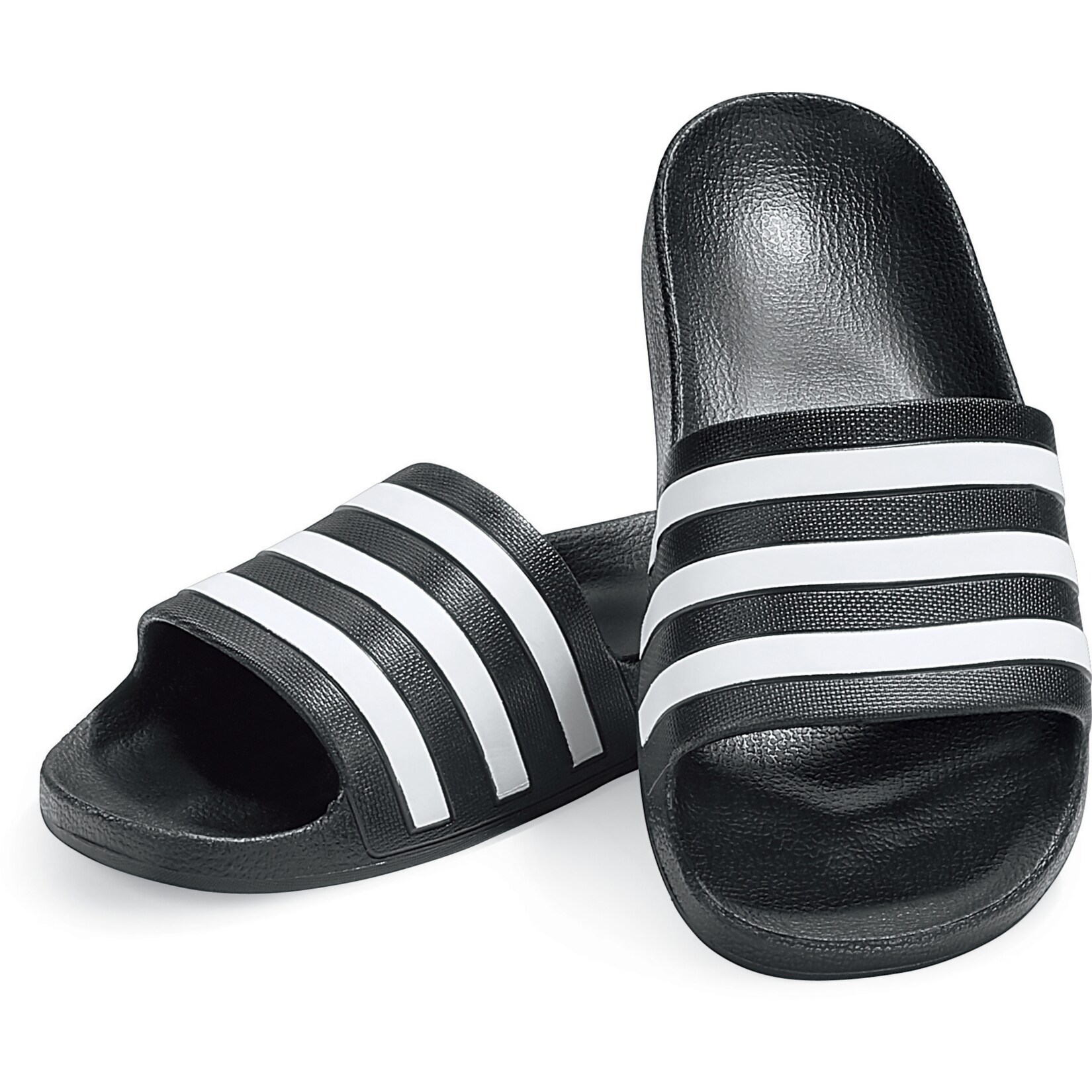 Adidas Adilette Aqua, schwarz/weiß, verschiedene Größen 47 1/3