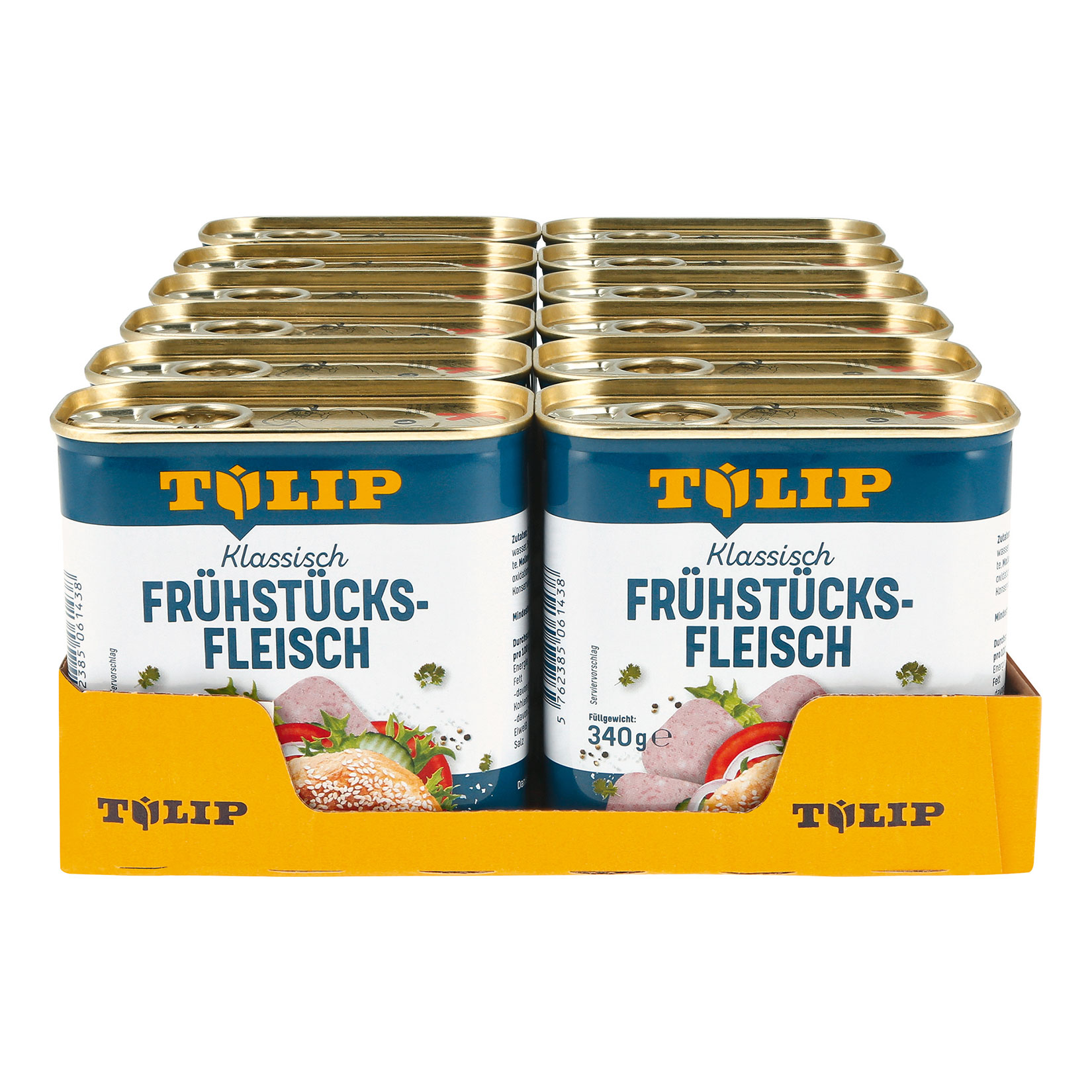 Tulip Fr&uuml;hst&uuml;cksfleisch 340 g, 12er Pack - Bild 1