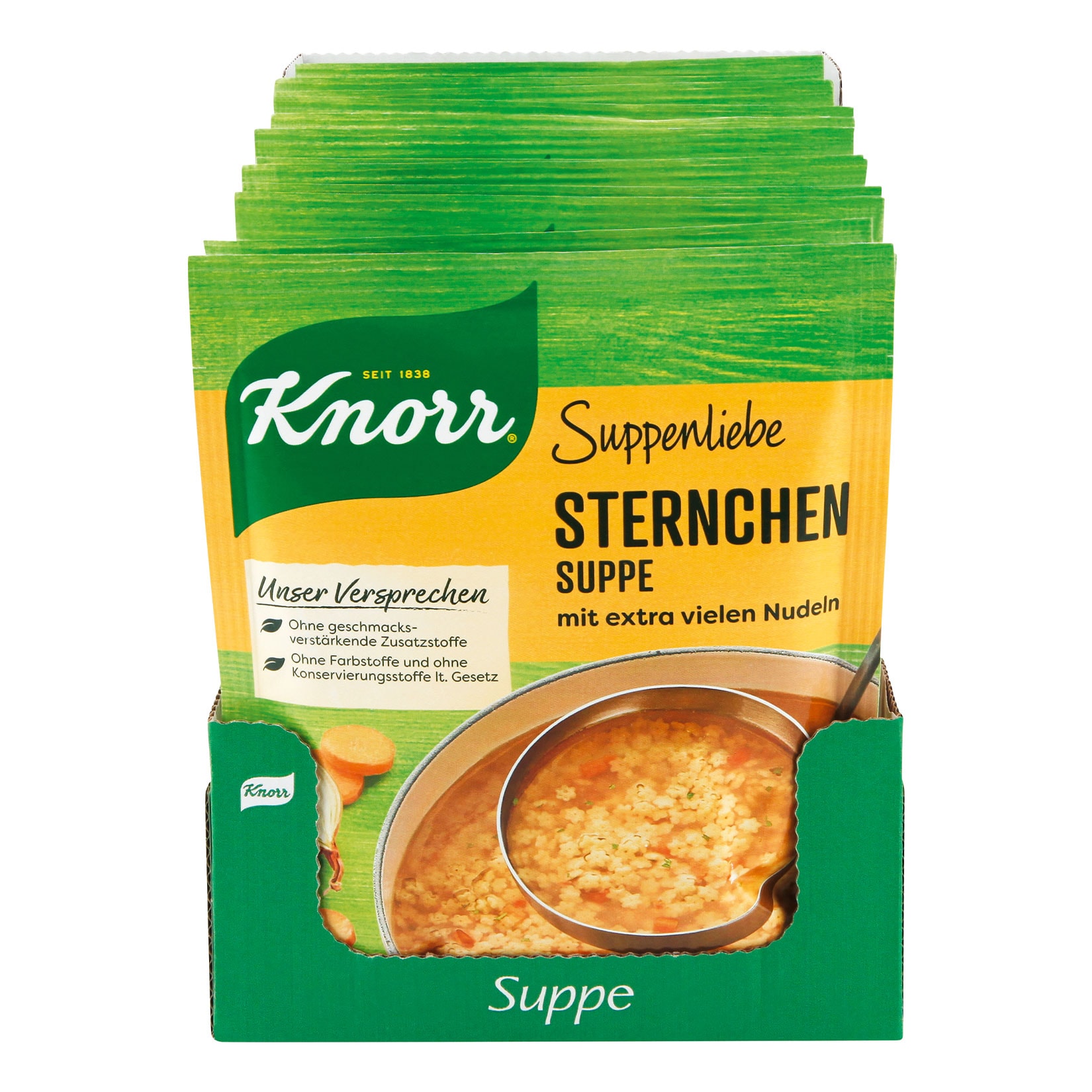 Knorr Suppenliebe Sternchen Suppe ergibt 0,75 Liter, 13er Pack - Bild 1