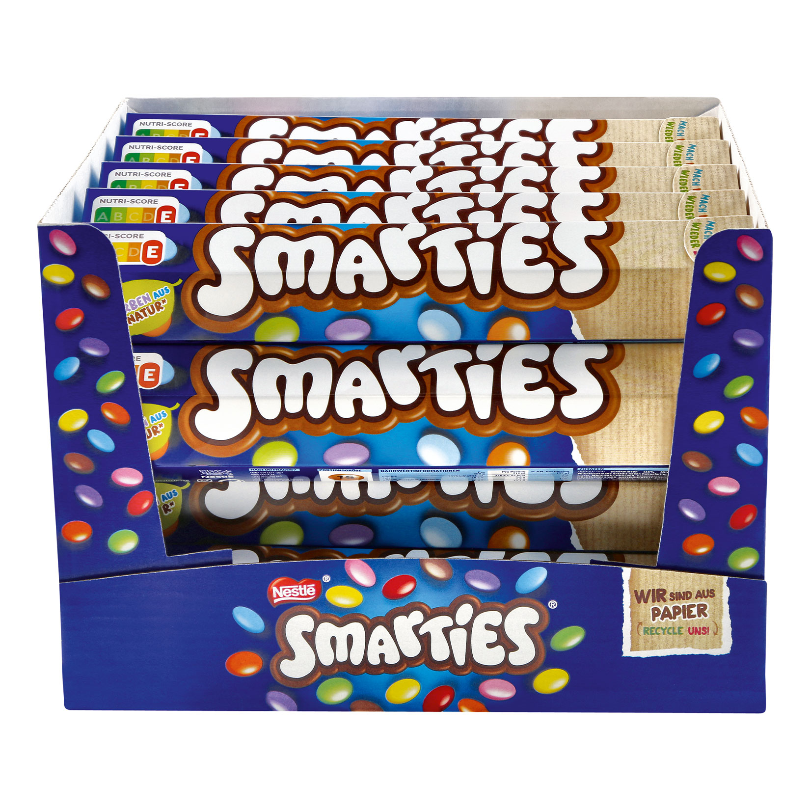 Nestl&eacute; Smarties Riesenrolle 130 g, 20er Pack - Bild 1