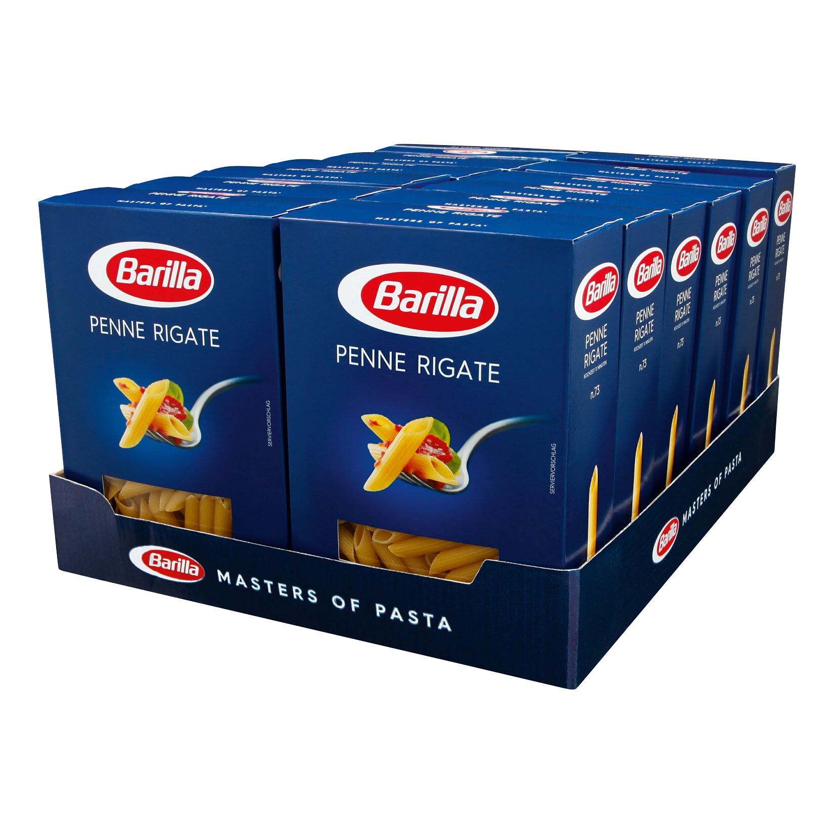 Barilla Penne Rigate 500 g, 12er Pack