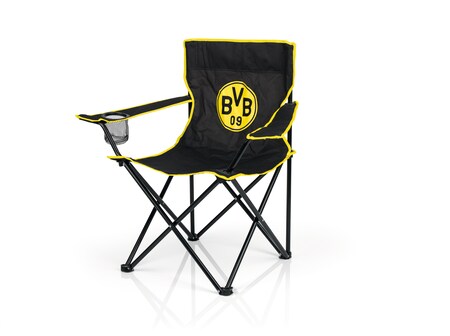 BVB Campingstuhl faltbar 80x50cm schwarz/gelb mit Logo online kaufen bei  Netto