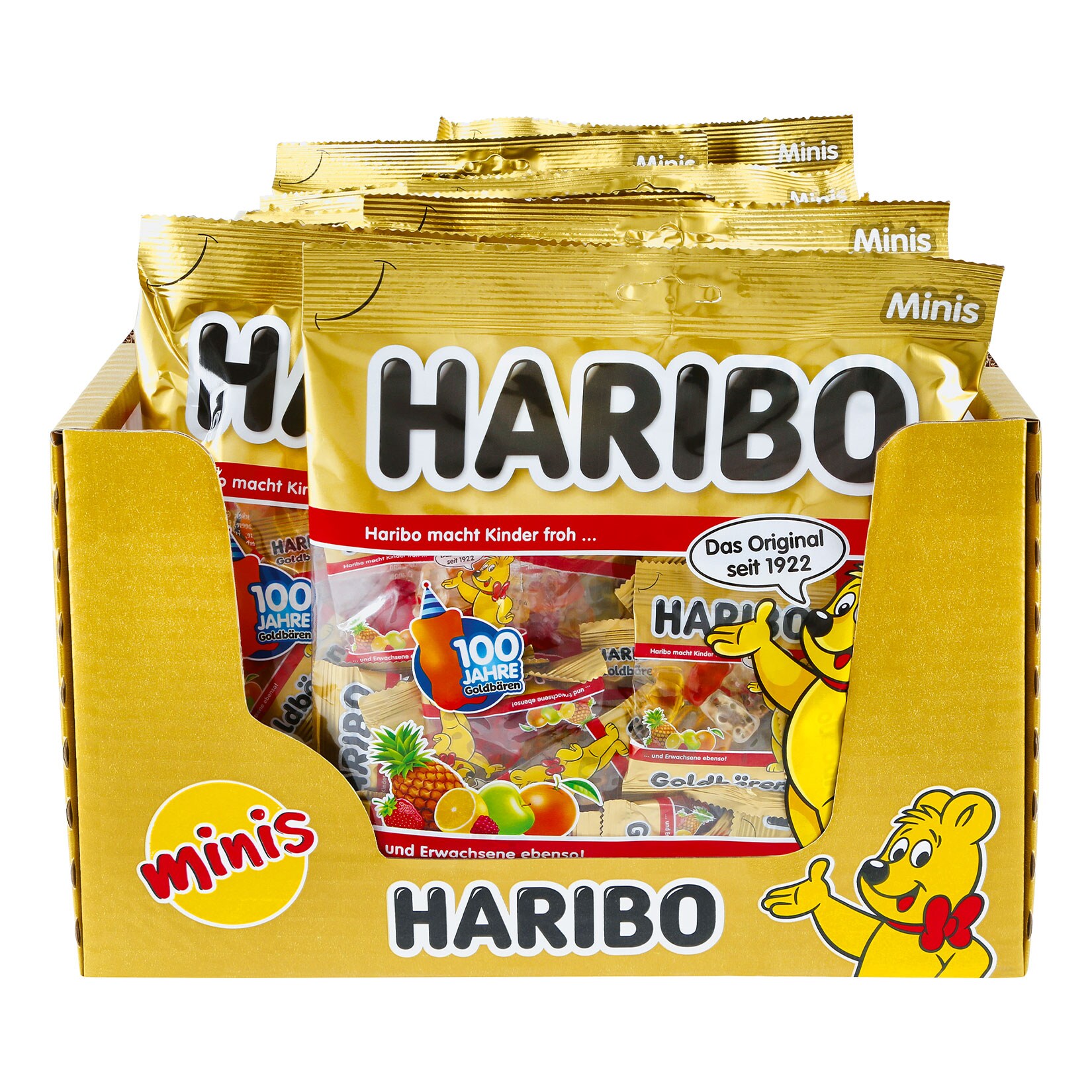 Haribo Goldbären Minis 250 g, 20er Pack | 04001686301517
